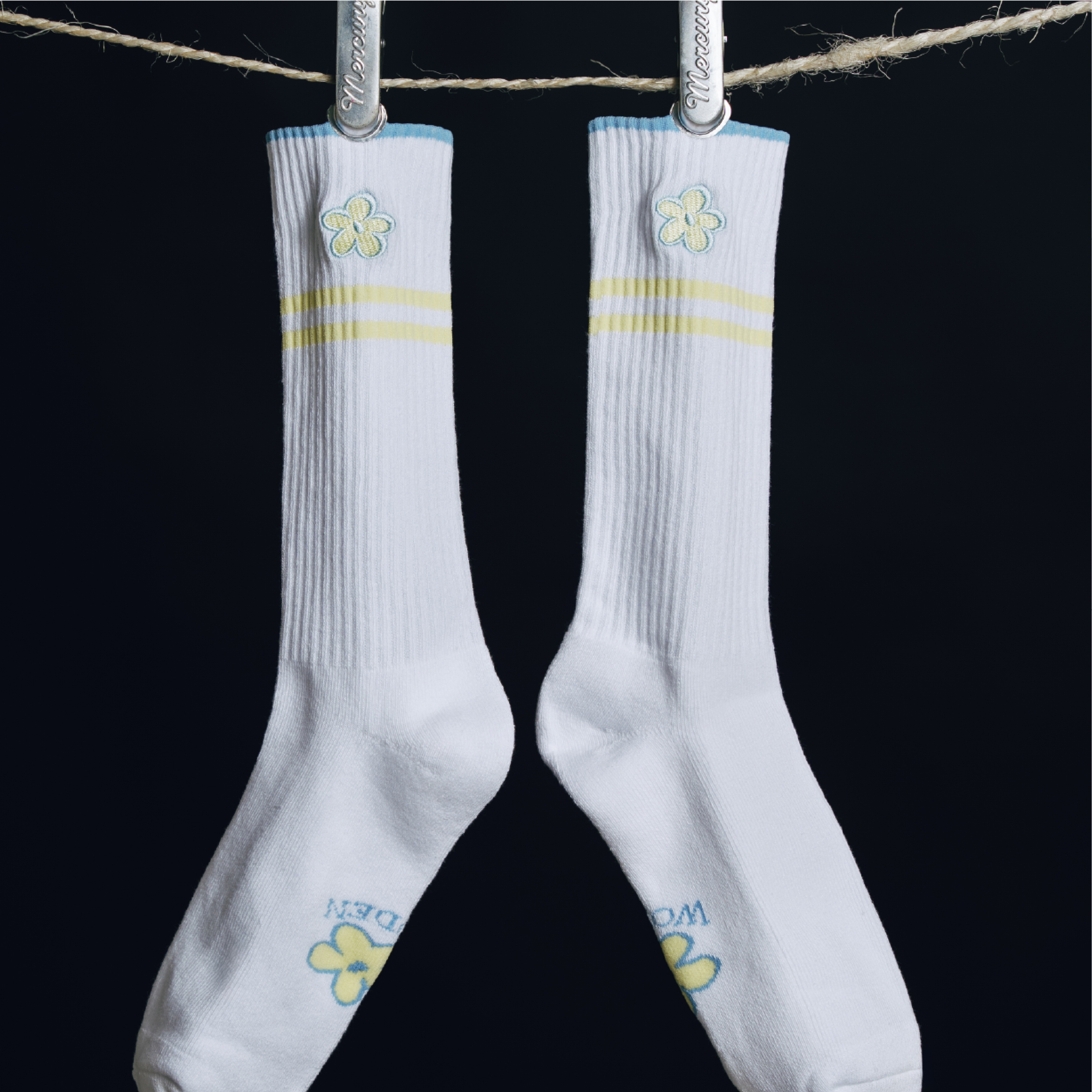 WODEN® Retro Flower Socks 復古花朵襪