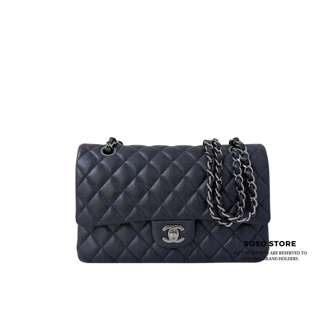 Chanel Classic Flap Bag - Black / SHW