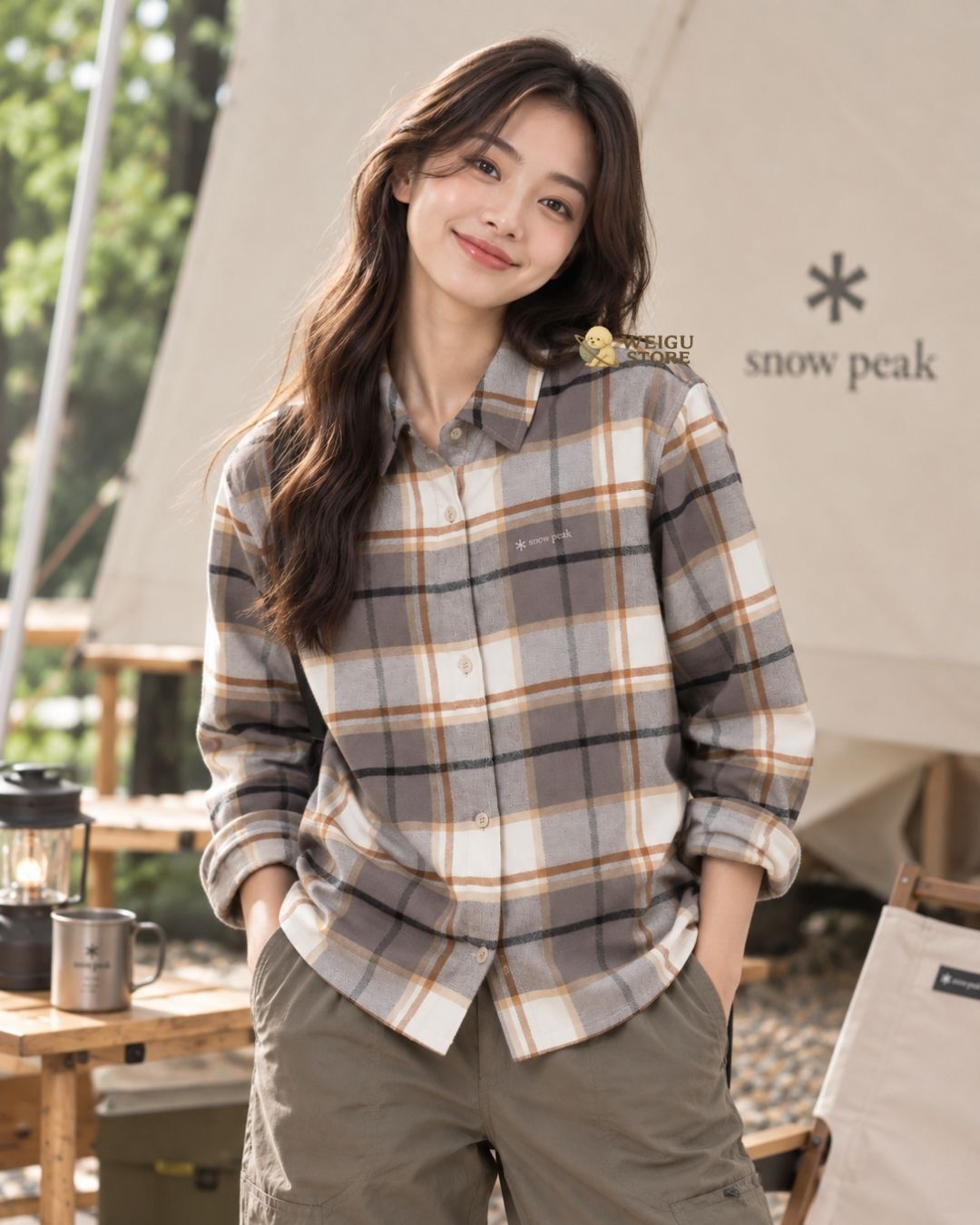 【預購】Snow Peak Women's Check Shirt 格紋長袖襯衫 女款 S26WWFSH03