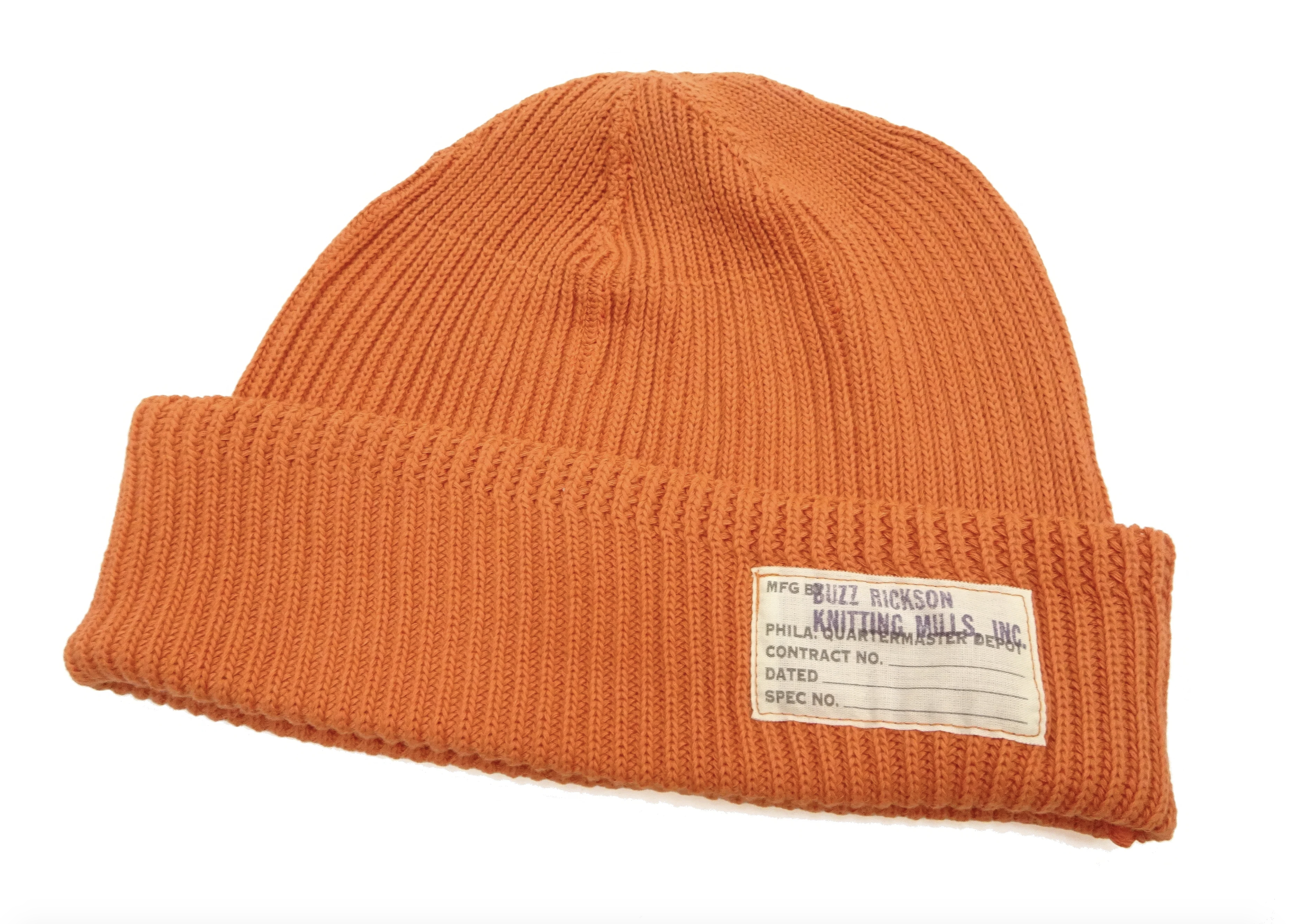 Buzz Rickson's Watch Cap Cotton Version / Orange