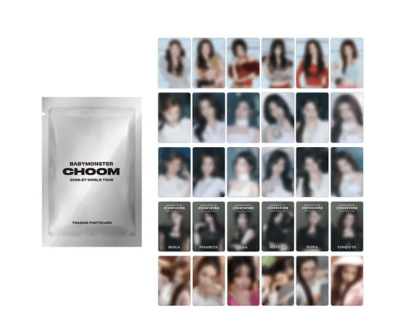 babymonster Choom tour trading  photo card