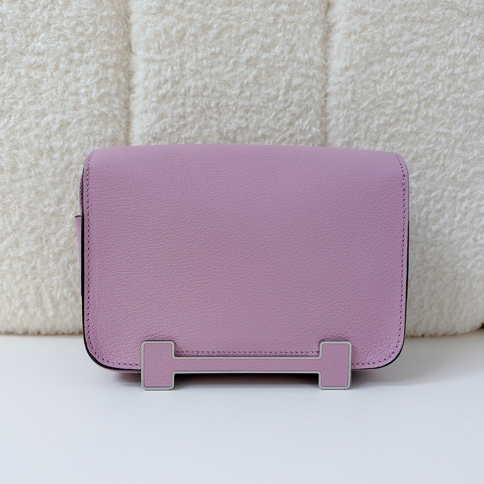 Hermes Geta Bag - Pinkish Purple/ SHW
