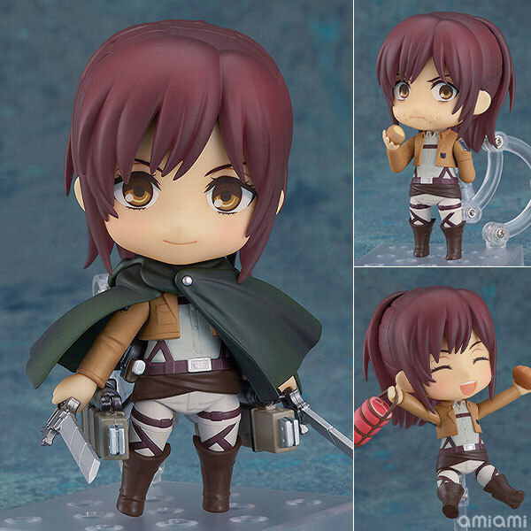 預訂4月 Good Smile Company 1384 黏土人 莎夏‧布勞斯 Nendoroid Attack on Titan Sasha Braus Pre-order