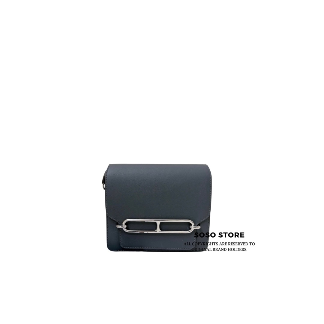 Hermès Mini Roulis Bag - Bleu Nuit / SHW