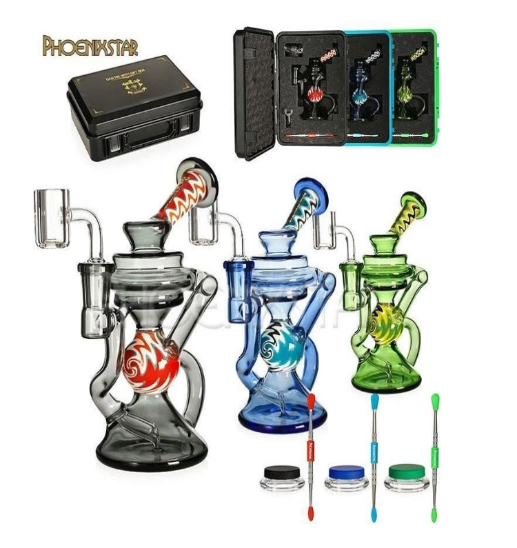 🇺🇸Phoenix Star - HF616 Recycler RIg Kit 循環水煙壺組（17cm)
