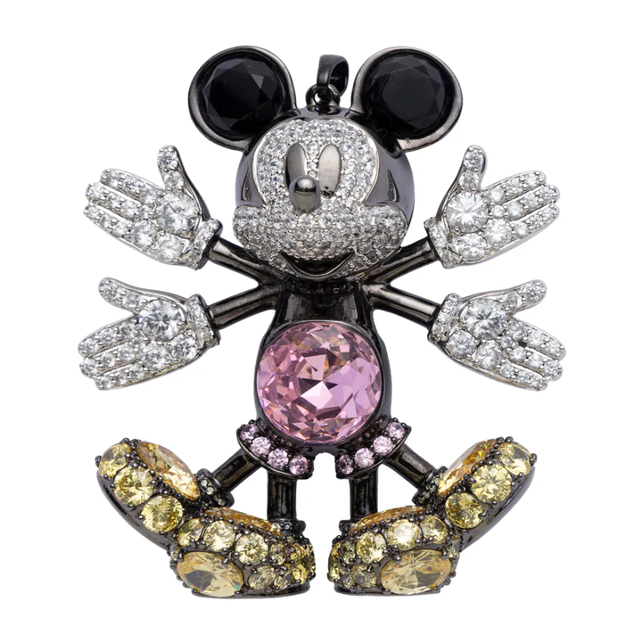 C69 Crisathena X Snowangel Mickey Pendant in Black,Pink,Yellow