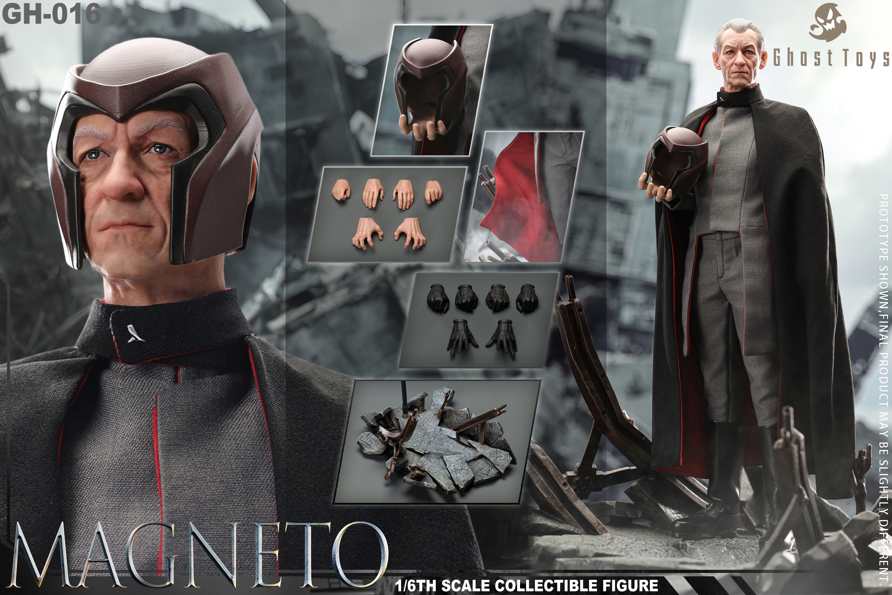 Ghost toys GH-016 1/6 KING OF MAGNETIC FORCE figure（現貨）