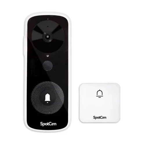 SpotCam Ring 3 2.5K Wire-Free Smart Video Doorbell