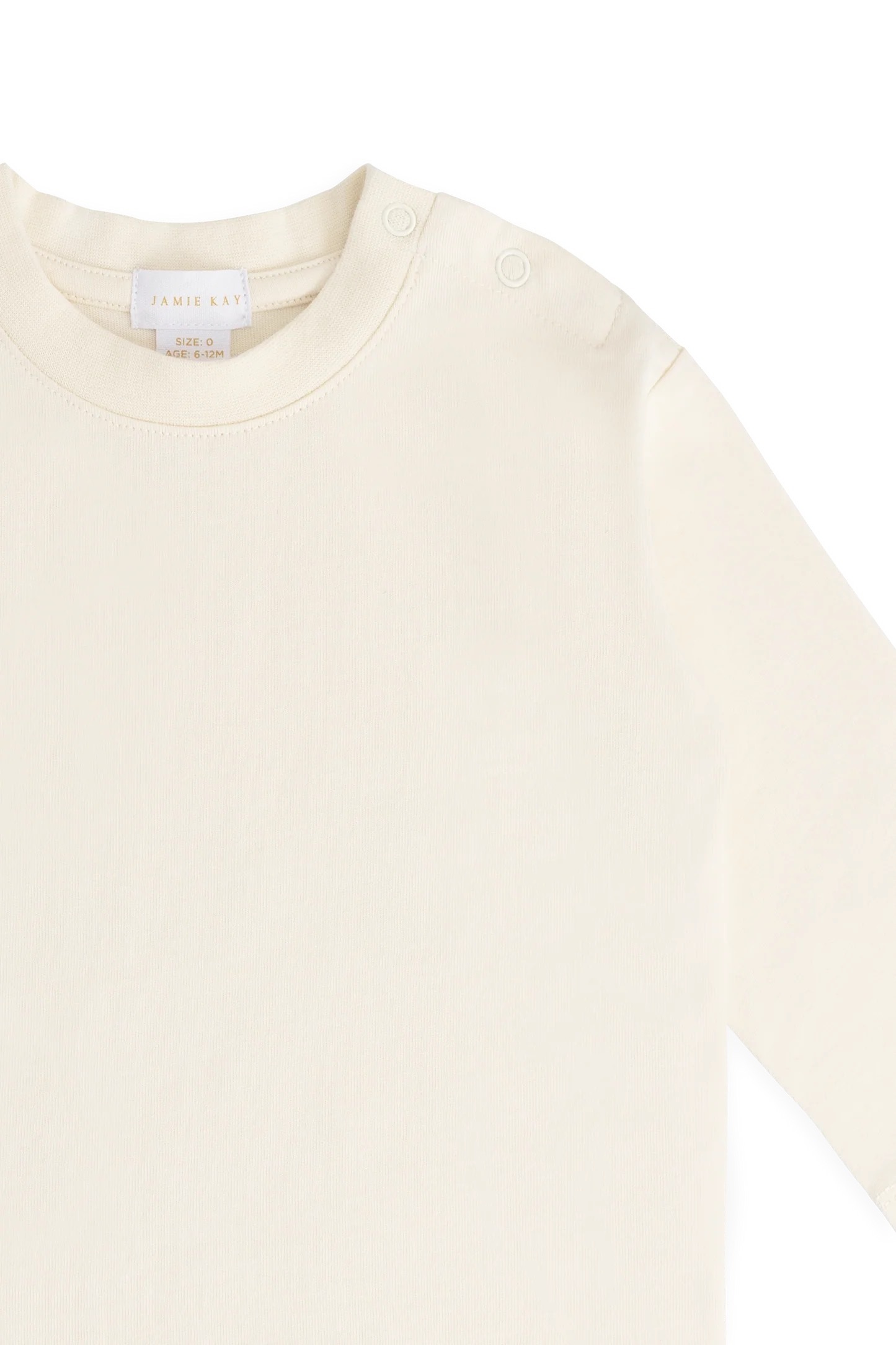 【預購】JAMIE KAY - Organic Cotton Marshall Long Sleeve Top（Cloud）