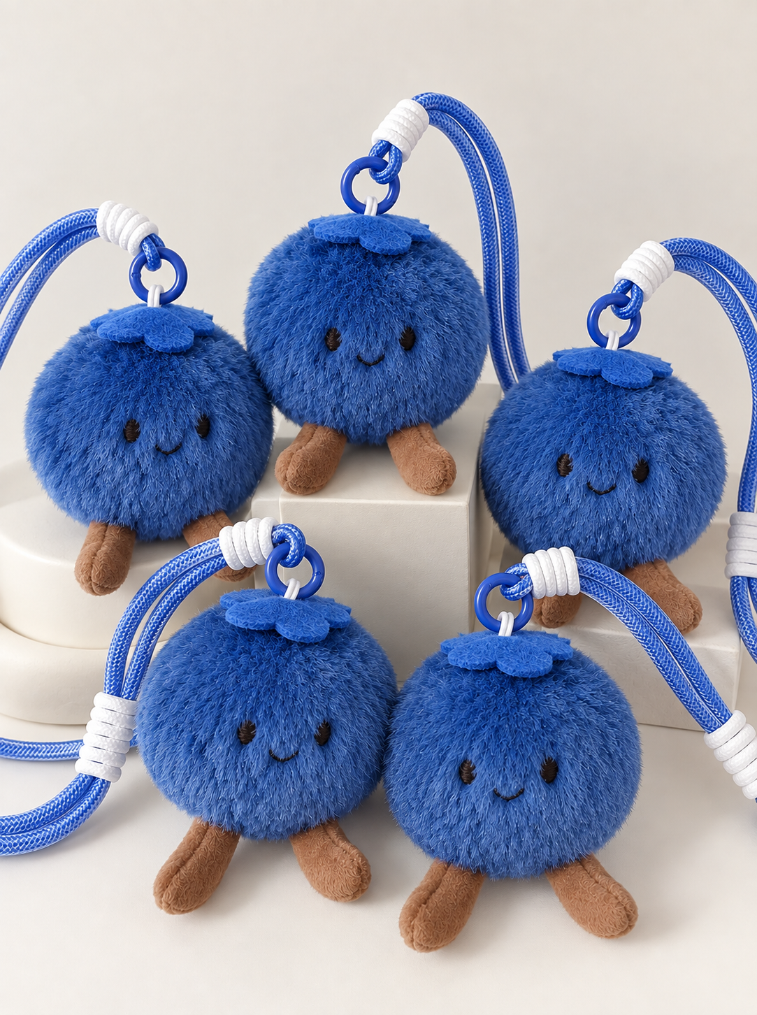 【預購】攔霉運 BLUEBERRY 藍莓寶寶 毛絨 藍莓吊飾