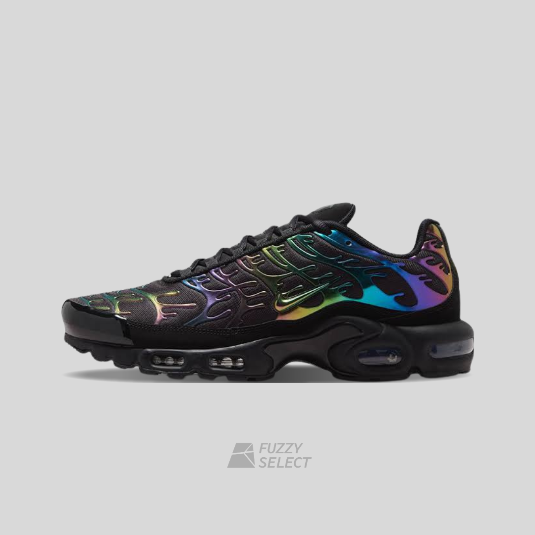 【逢甲 FUZZY】Nike Air Max Plus "Oil Slick" 炫彩黑 金屬 氣墊 IH7960-001