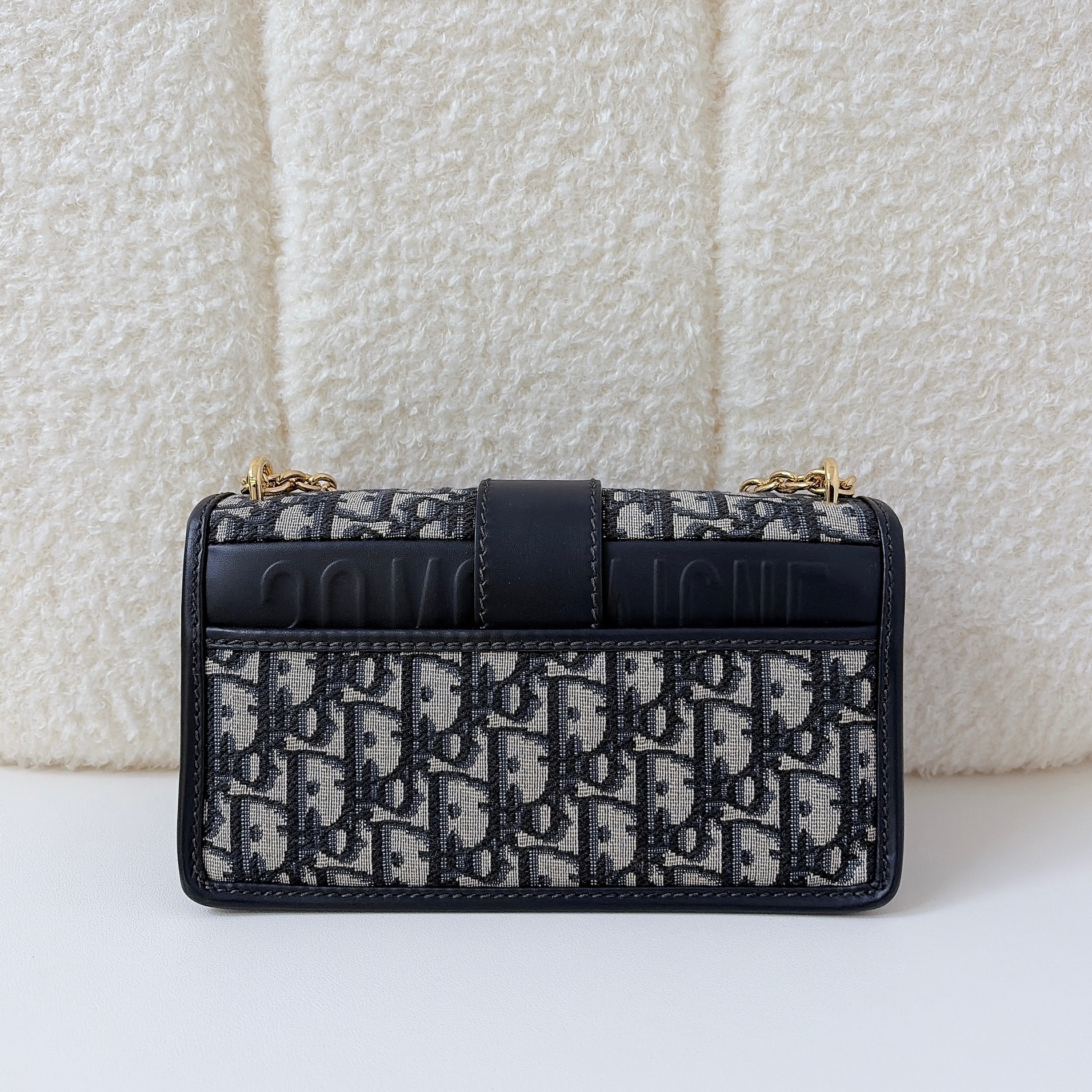 Dior 30 Montaigne Chain Bag - Blue / GHW