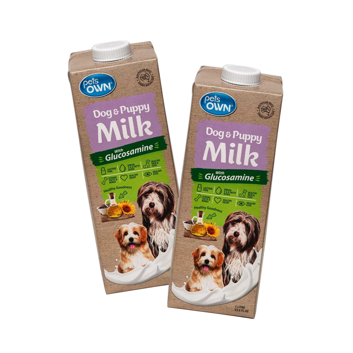 PetsOWN 派澳鮮牛奶 成幼犬通用 1000ml 兩罐