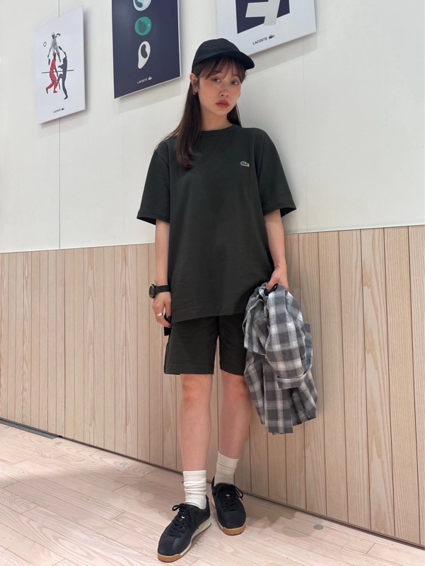 日本 LACOSTE L.12.12 經典元素 鹿子布短袖 T-shirt