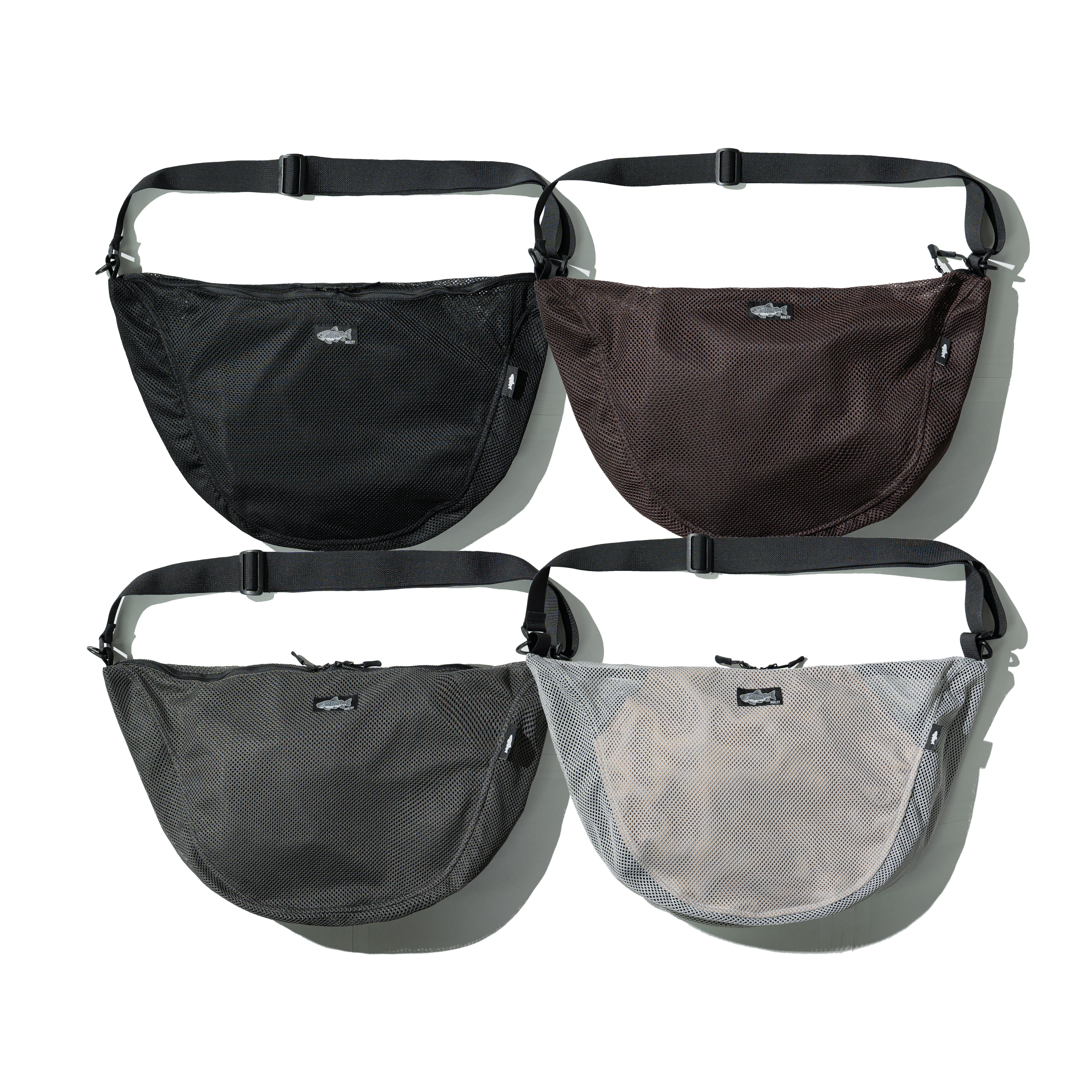 AGILITY Mesh Crossbody Bag 網布 半月包 側背包 [B-MB2]