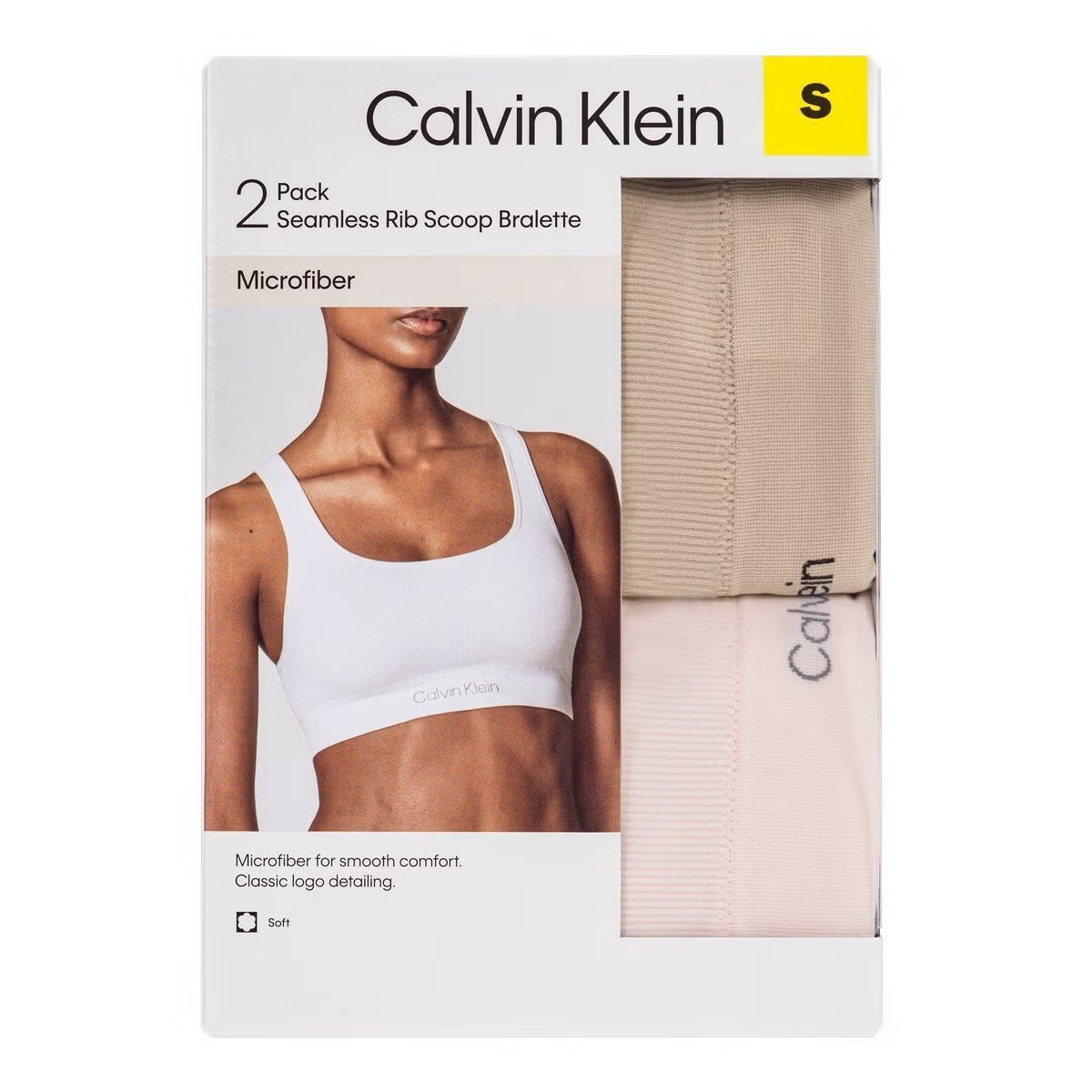 【Outlet極速秒殺】Calvin Klein (CK) 女裝無鋼圈內衣 2件裝 👙🇭🇰
