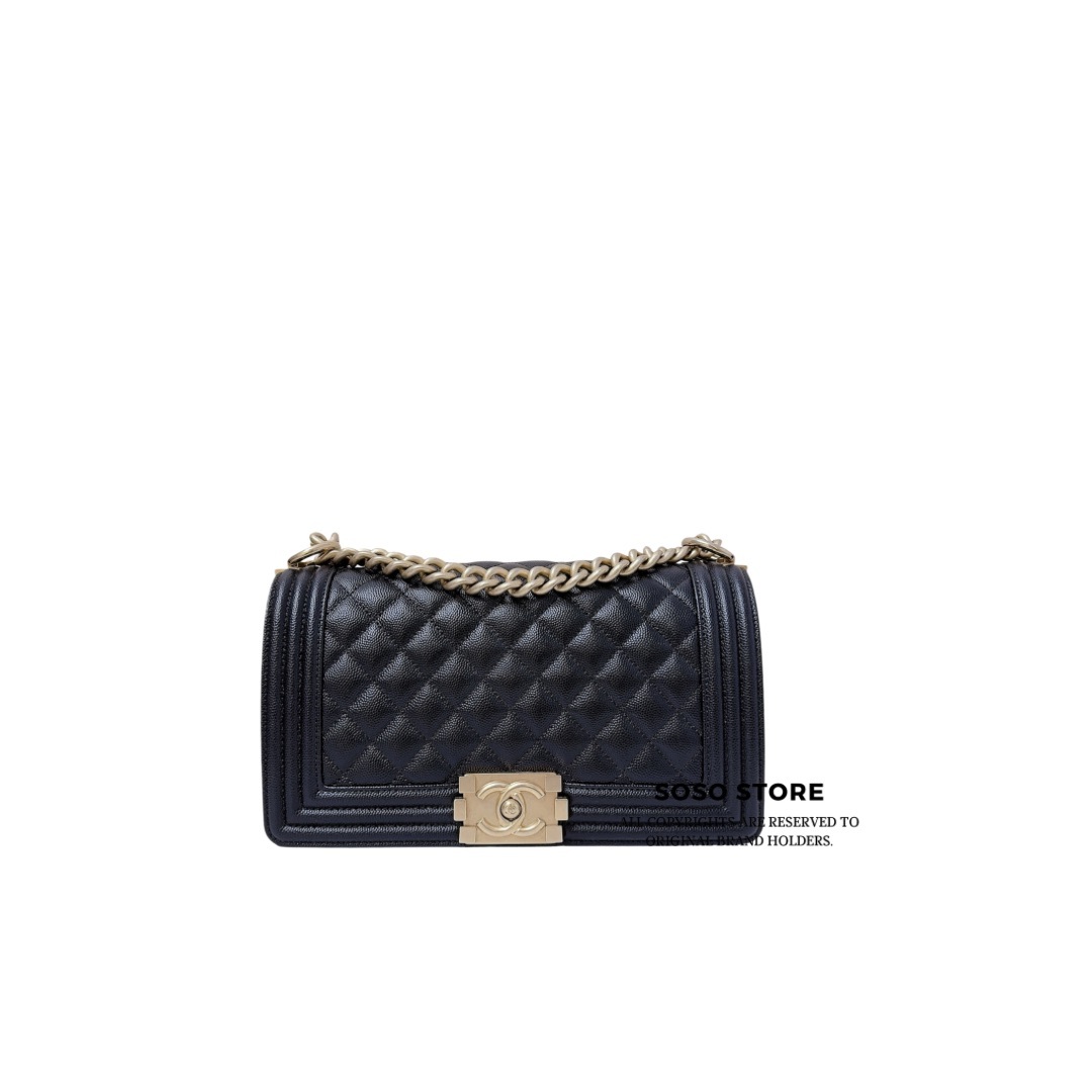 Boy Chanel Flap Bag - Black / GHW