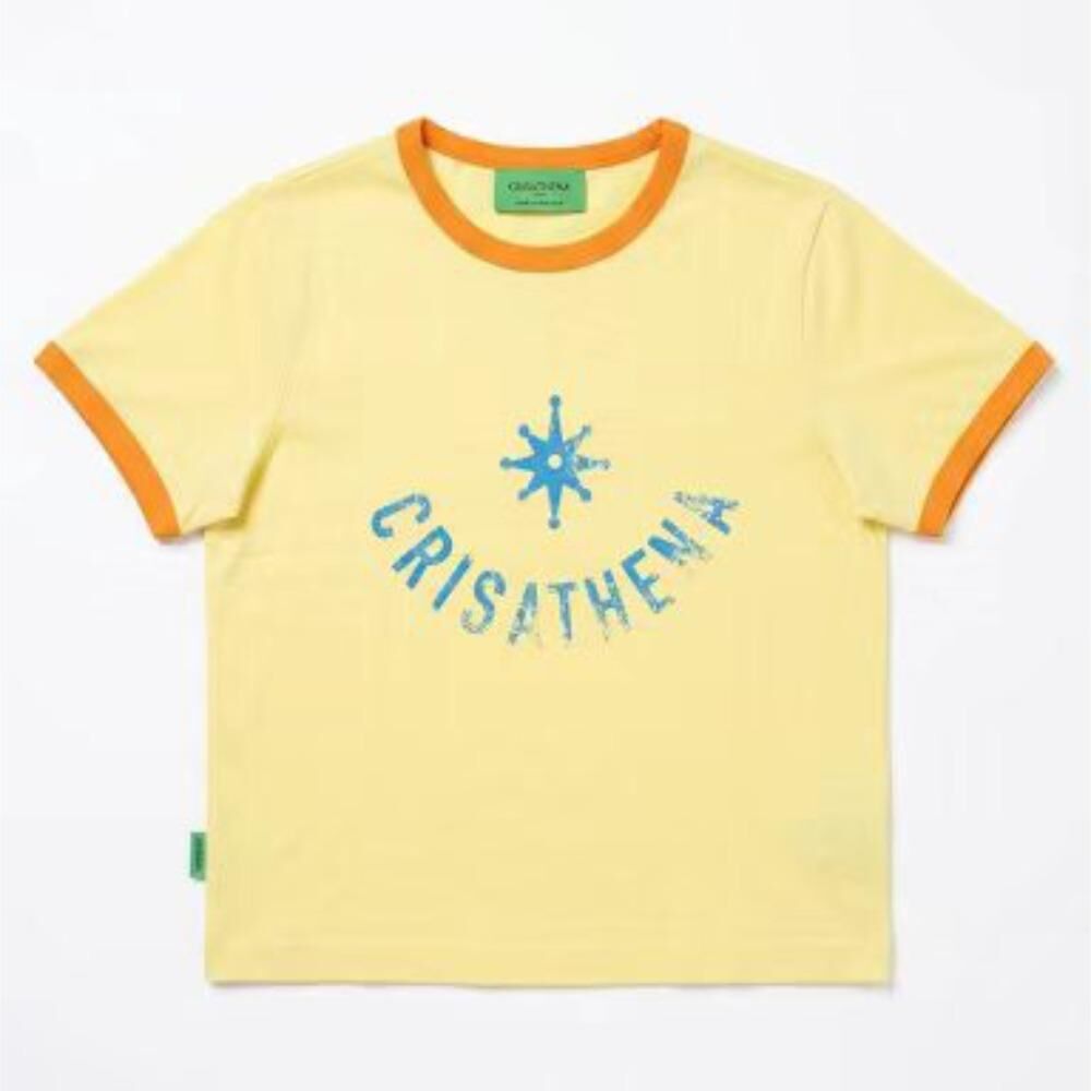 C93 Crisathena 8 Qualities Star Slim Fit 黃色,橙色 T恤｜CT-CH2670-YLW_ORG