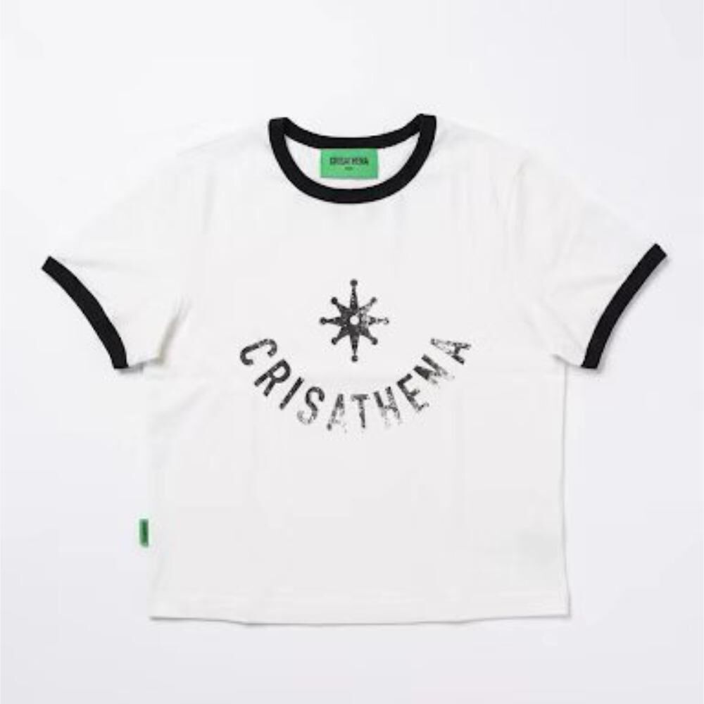 C94 Crisathena 8 Qualities Star Slim Fit 白色,黑色 T恤｜CT-CH2670-WHT_BLK