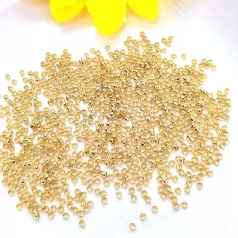 18K/14K保色定位珠 擋珠(10入/50入)｜保色配件 DIY金屬材料