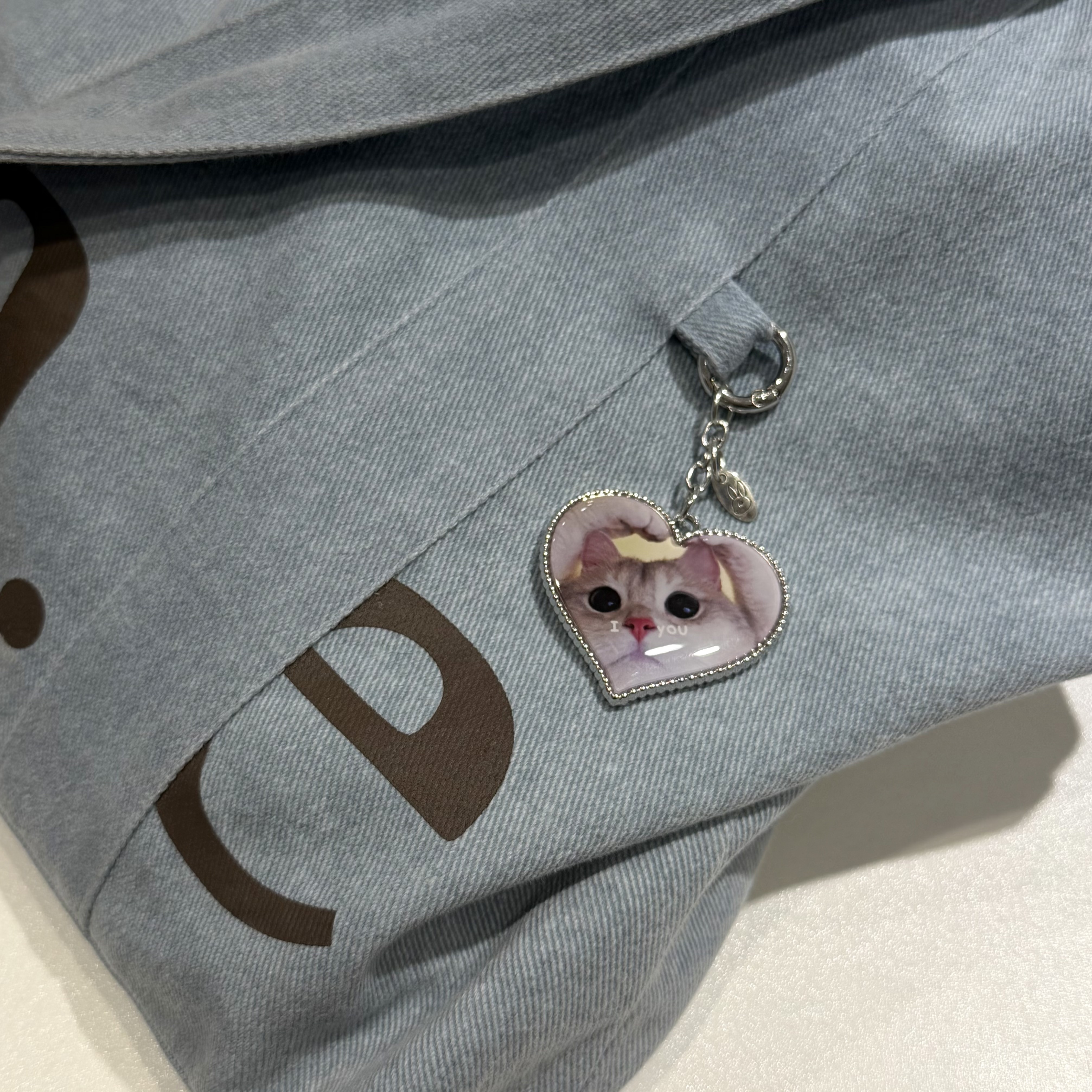 我愛你！萌萌小貓吊飾（韓國南大門商品）