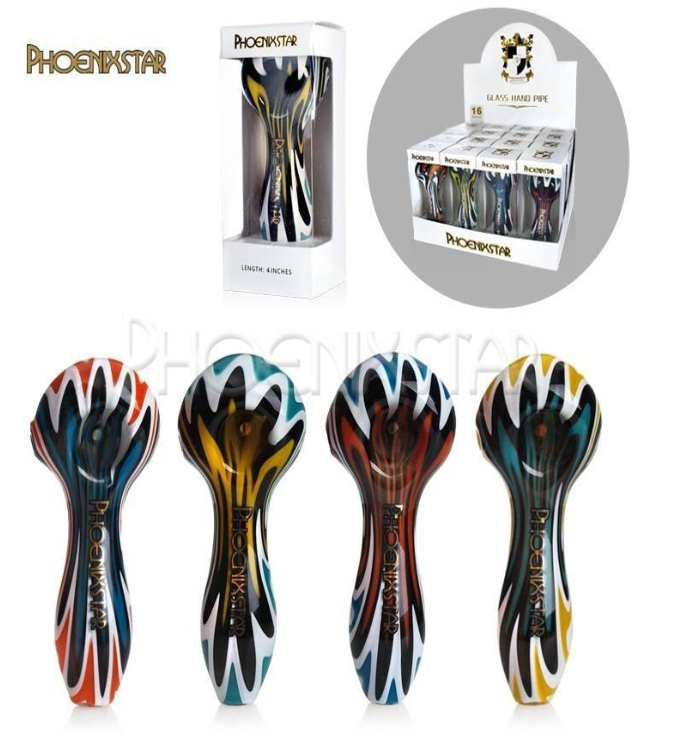 🇺🇸Phoenix Star - PGP102 Glass Pipe 美國色玻璃煙斗（10 CM)