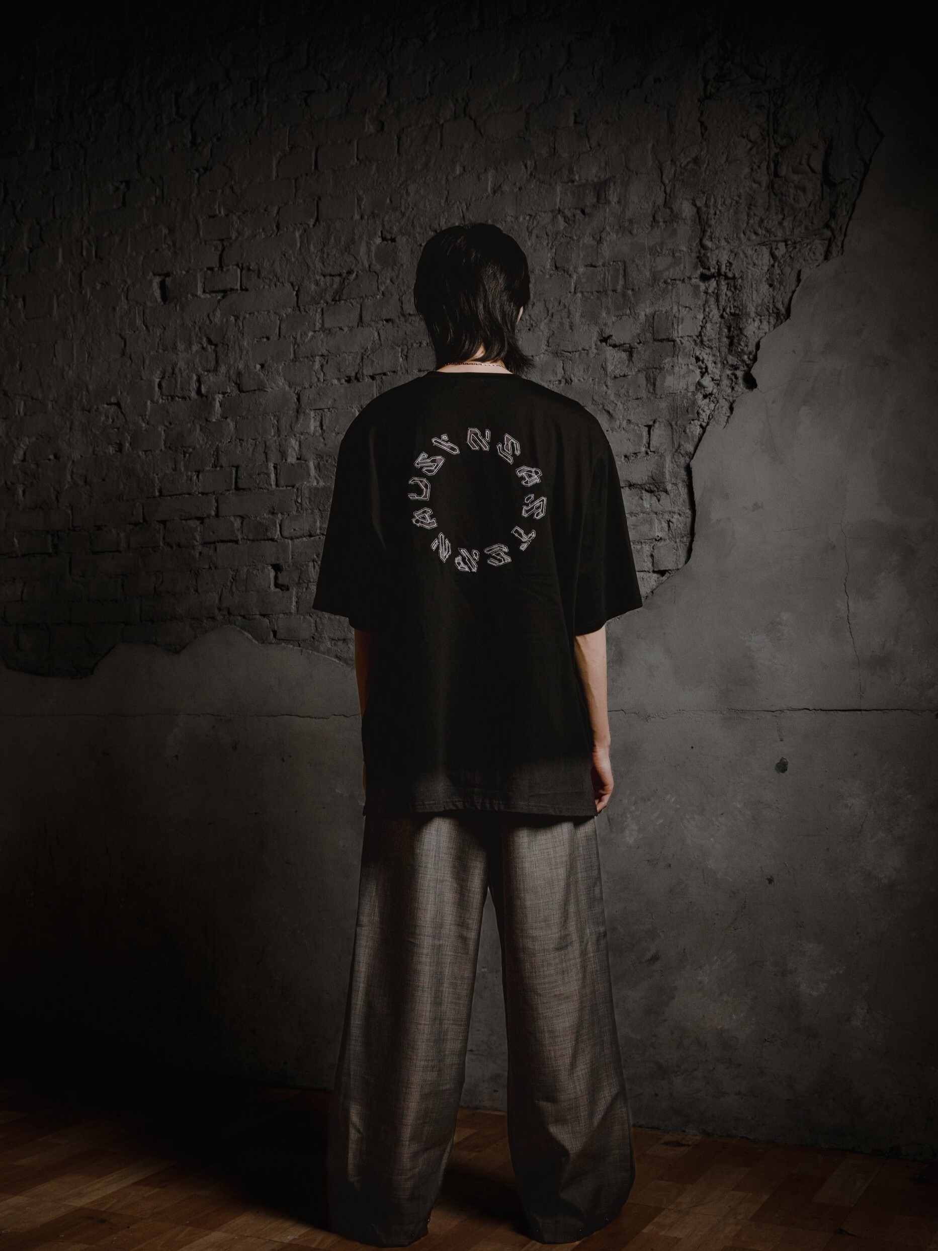 JIN 手縫豹紋五分TEE