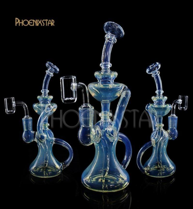 🇺🇸Phoenix Star - HF604 Glass Recycler Rig 循環發泡器（20cm）