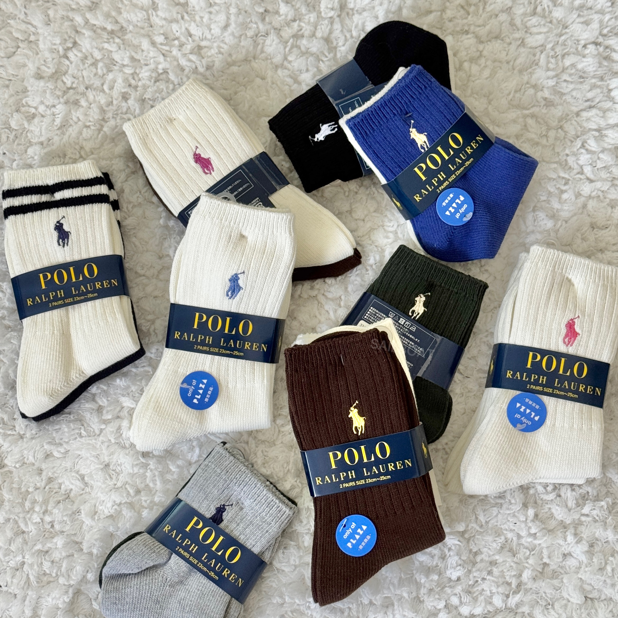 #部分現貨 🇯🇵日本 POLO RALPH LAUREN 羅紋高筒襪 襪子