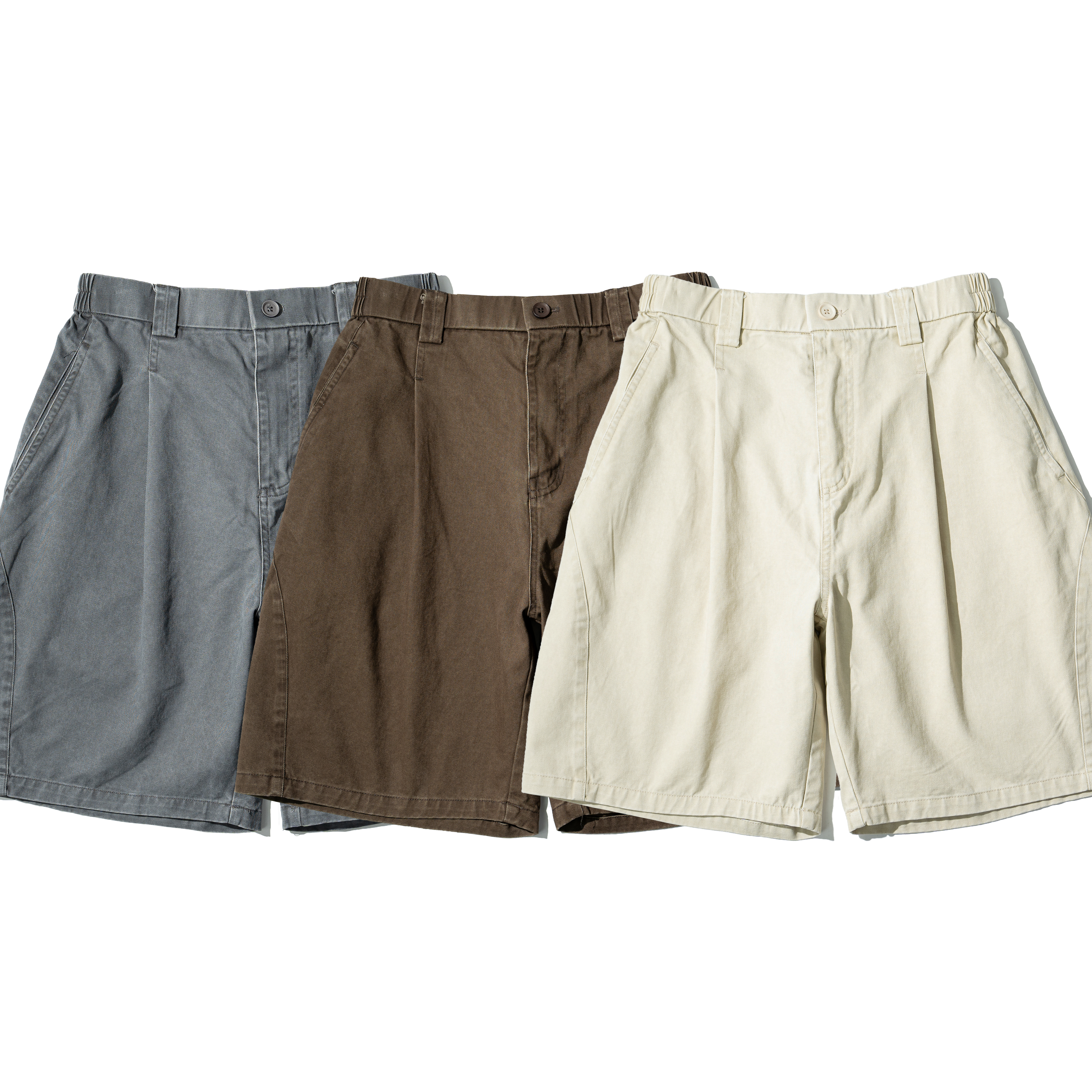 AGILITY Washed Pleated Shorts 水洗 褶線 五分短褲 [WS88]