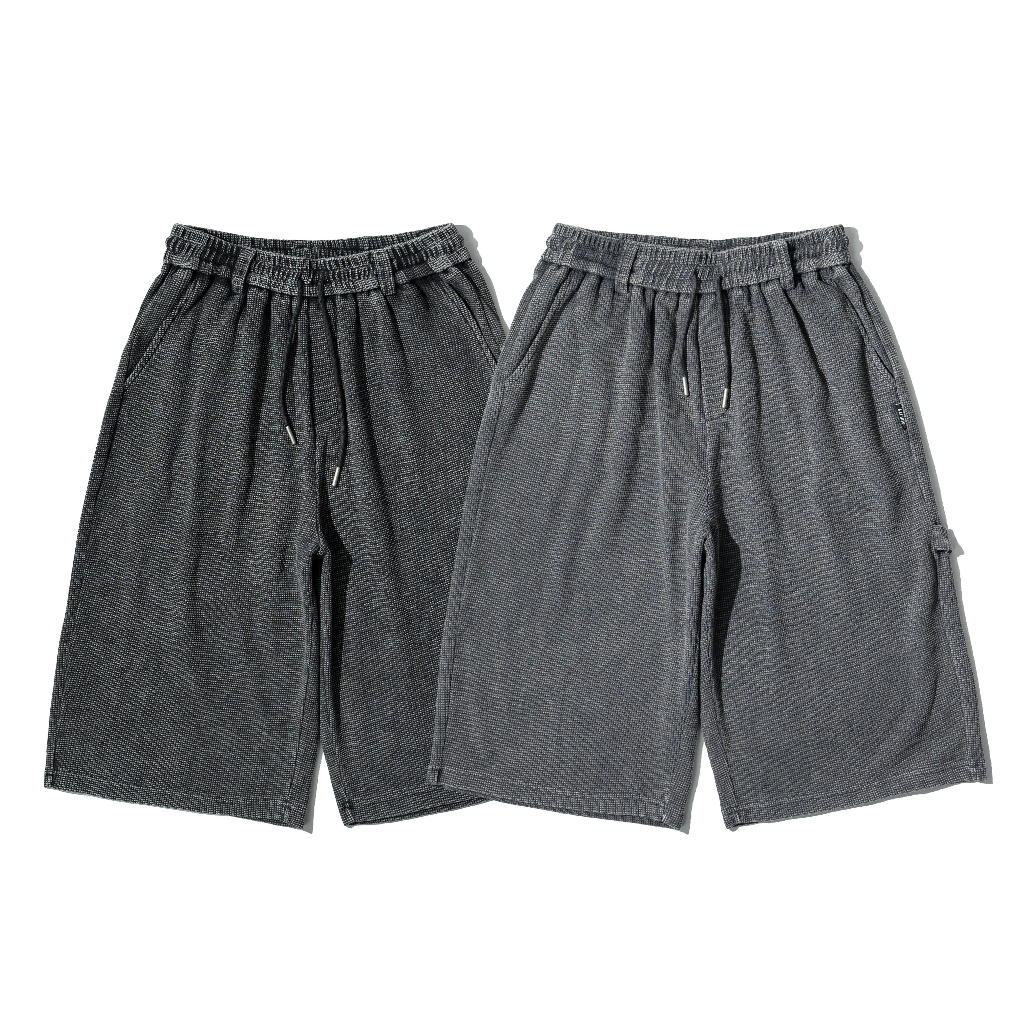 AGILITY Washed Waffle Cropped Pants 水洗華夫格 七分褲 [WFS]