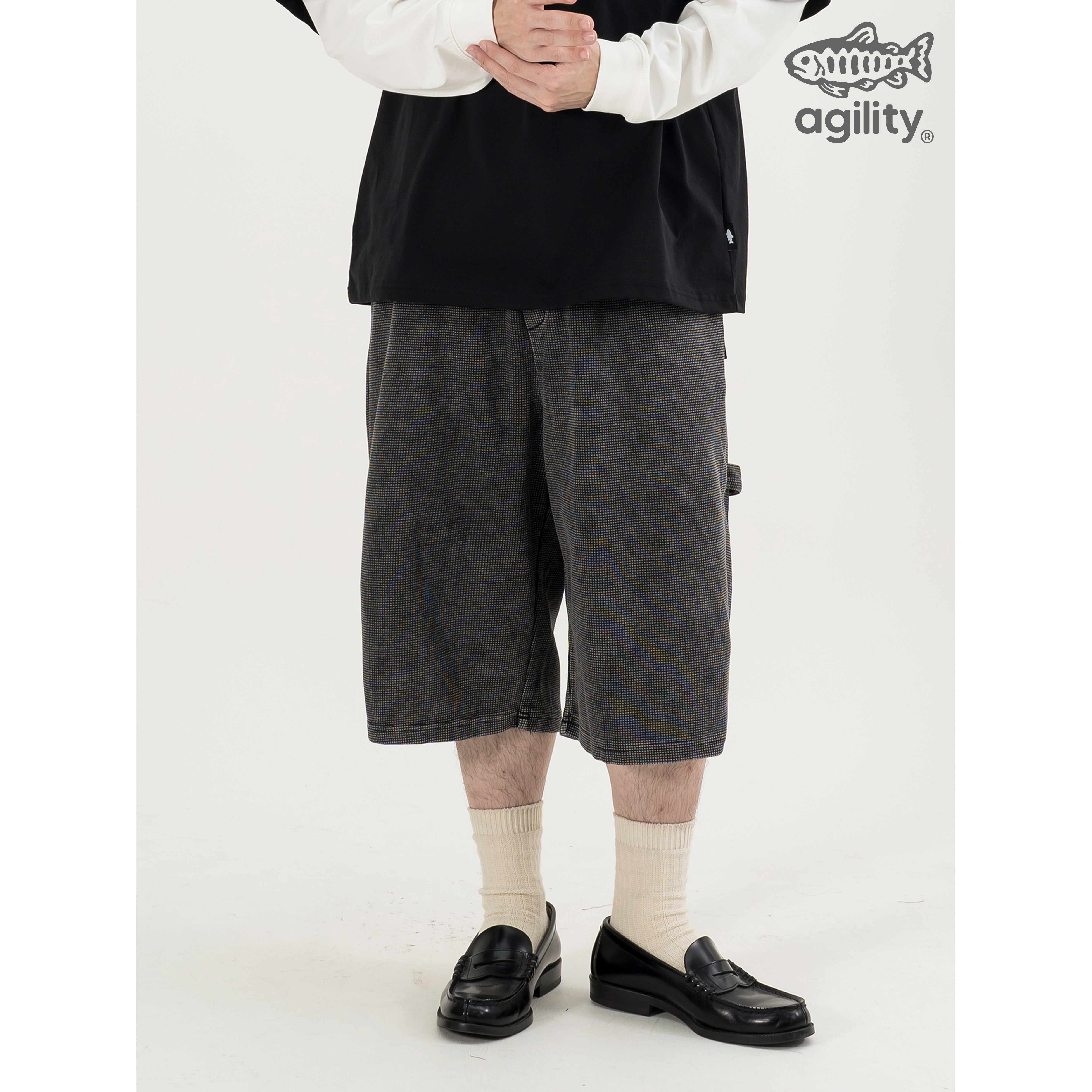 AGILITY Washed Waffle Cropped Pants 水洗華夫格 七分褲 [WFS]