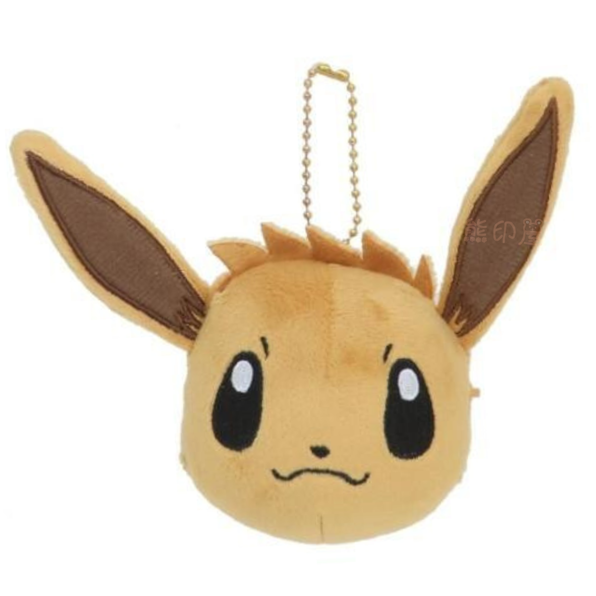 POKÉMON - 伊貝毛公仔拉鍊包吊飾 掛飾 寵物小精靈 寶可夢 (平行進口)