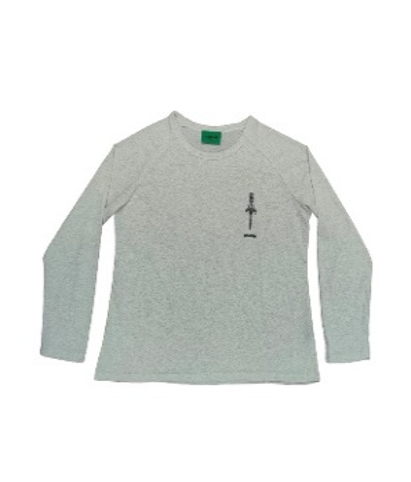 C107 Crisathena 貓頭鷹寶劍長袖T-Shirt - 灰色｜CT-CH2692-GRY