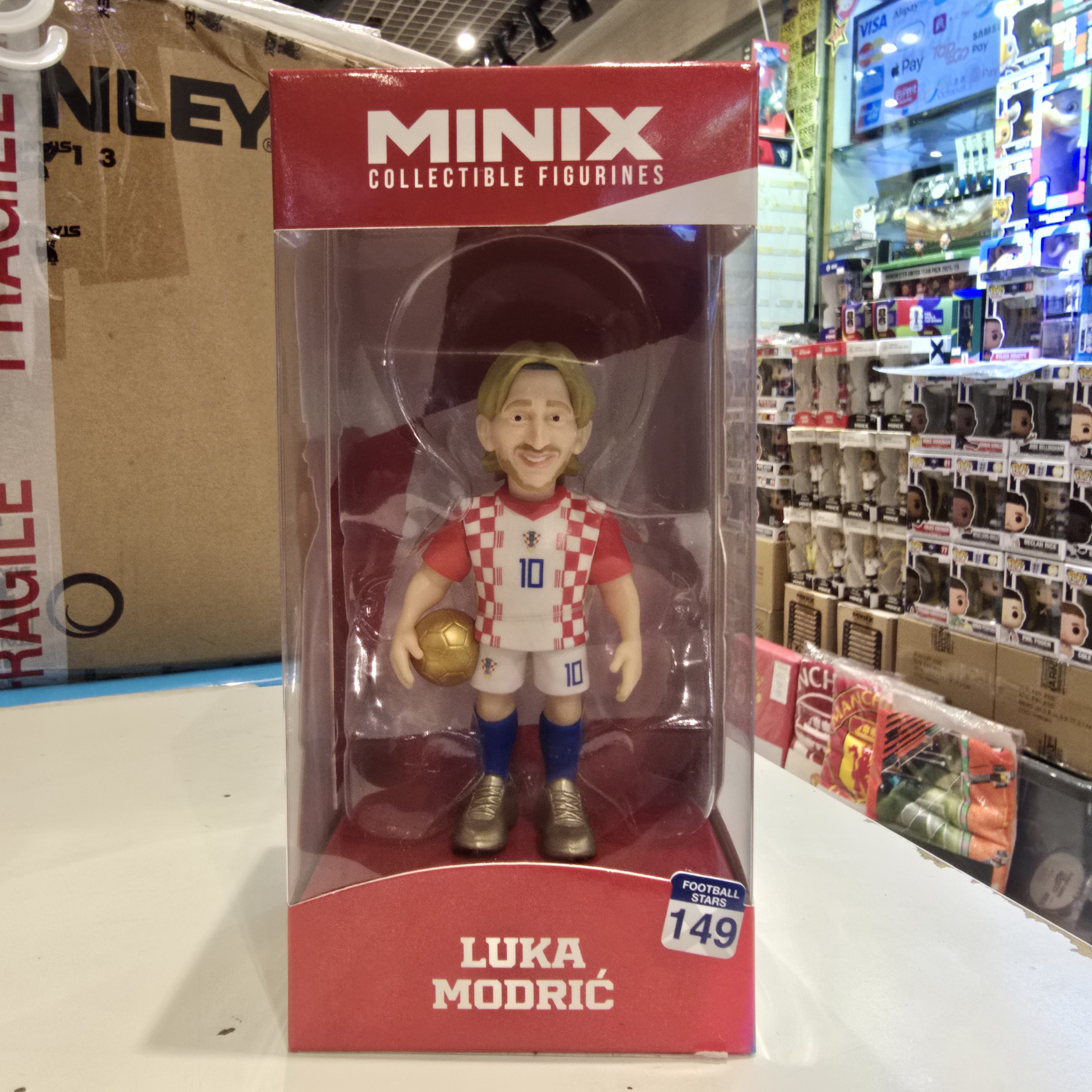 克羅地亞MINIX 12cm摩迪Luka Modrić公仔