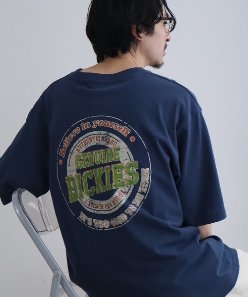 日本 Genuine Dickies x CORPUS TOKYO Back Print T-Shirt [73658575]