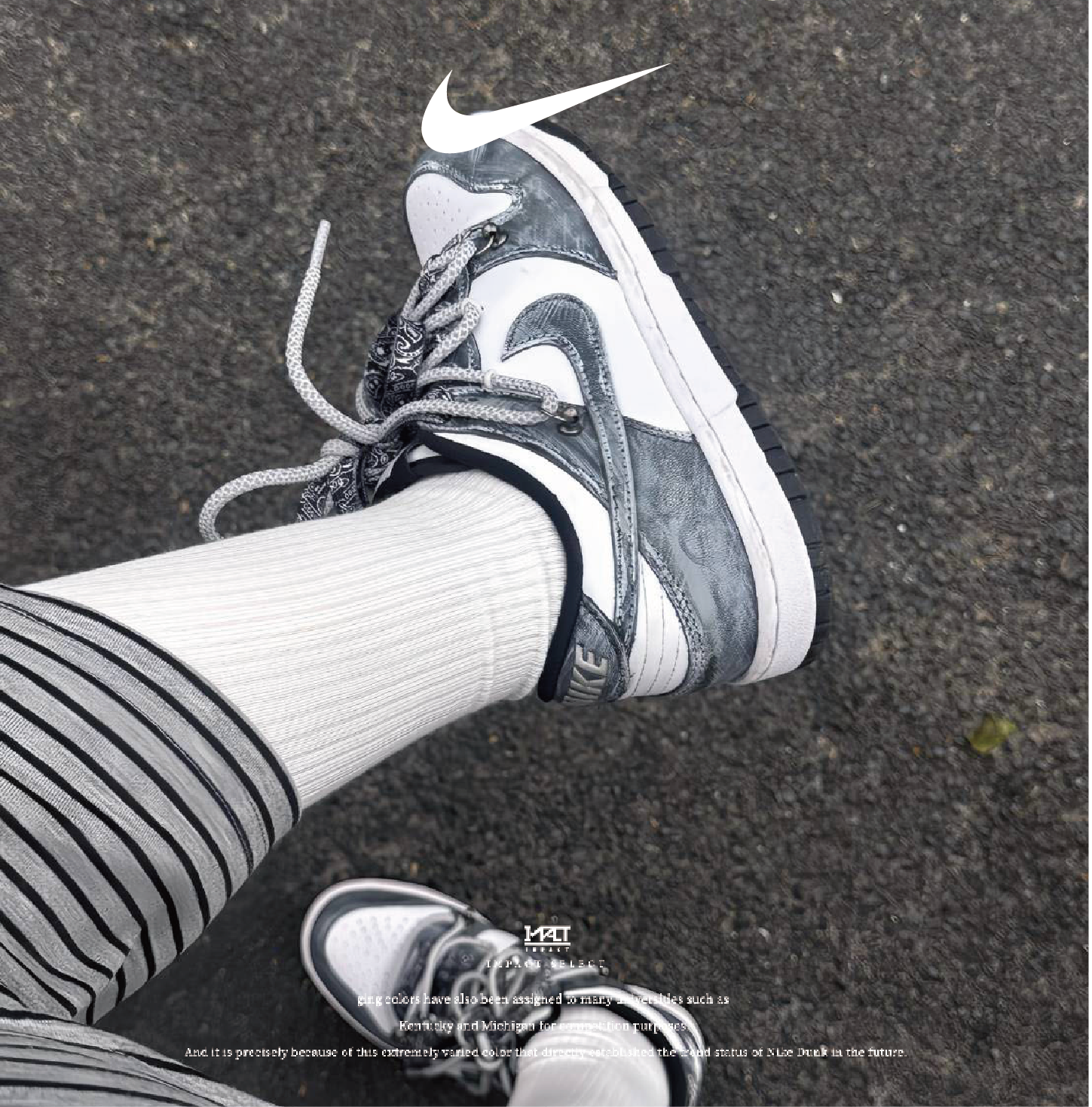 【訂製款】 NIKE DUNK 清夜捫心 復古丹寧