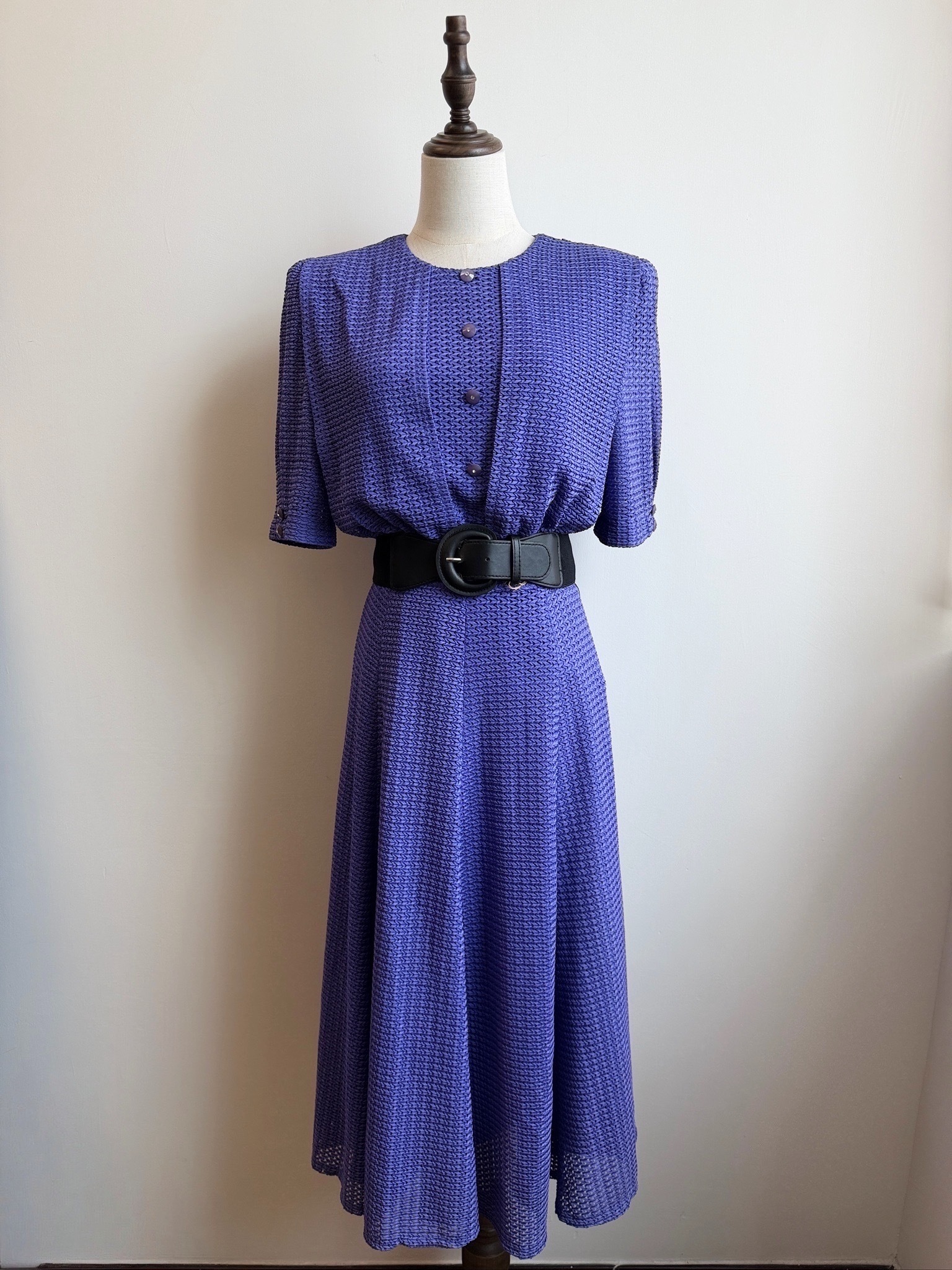 Made-in-Japan "Violet Waltz" Vintage Dress