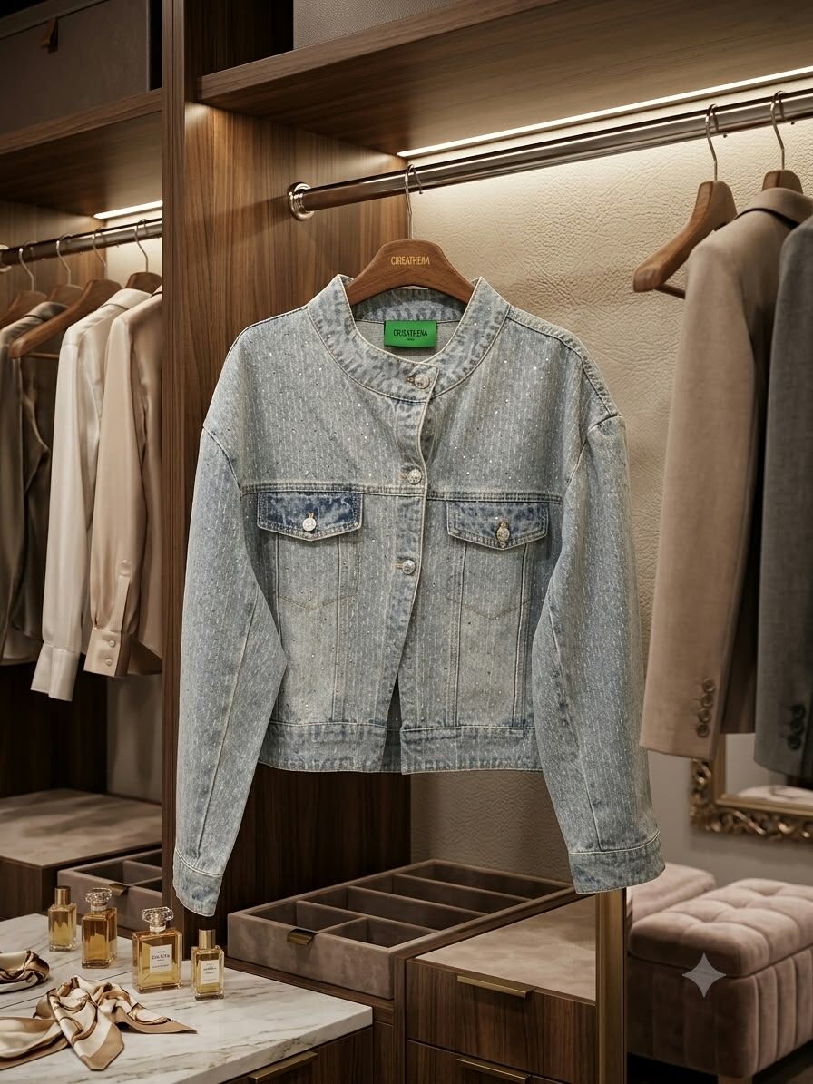 C124 Crisathena 牛仔外套 (Free Size)