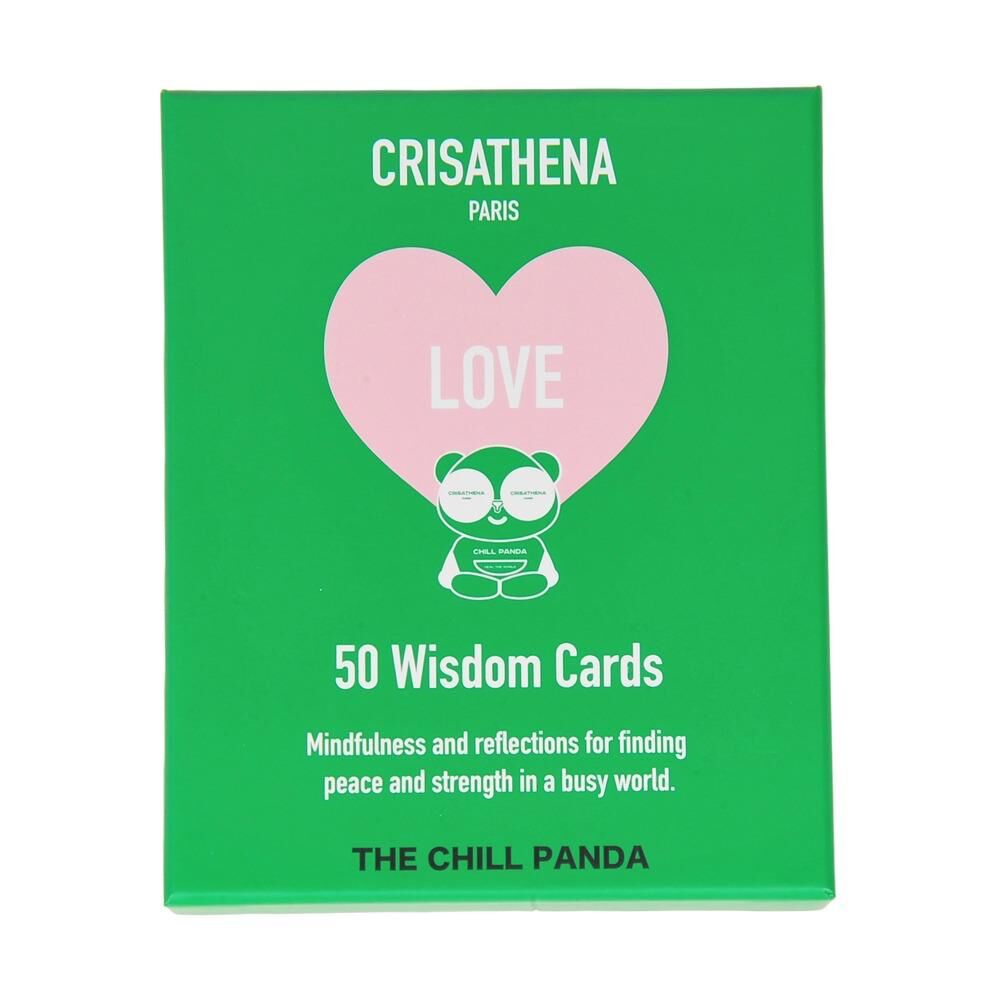 C128 Crisathena Love Chill Panda 50 Wisdom Cards｜CT-CP-250601