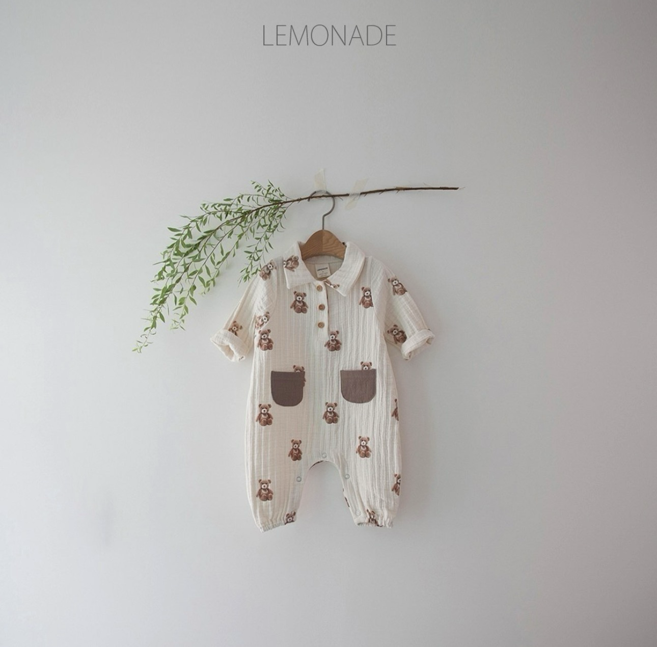 LEMONADE Stick Bear Romper