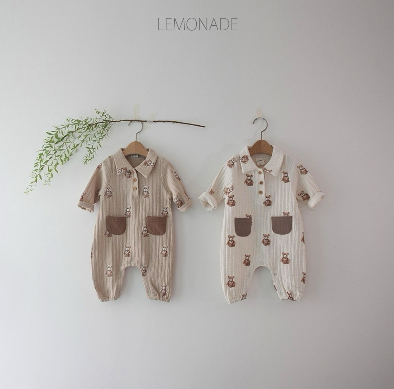 LEMONADE Stick Bear Romper