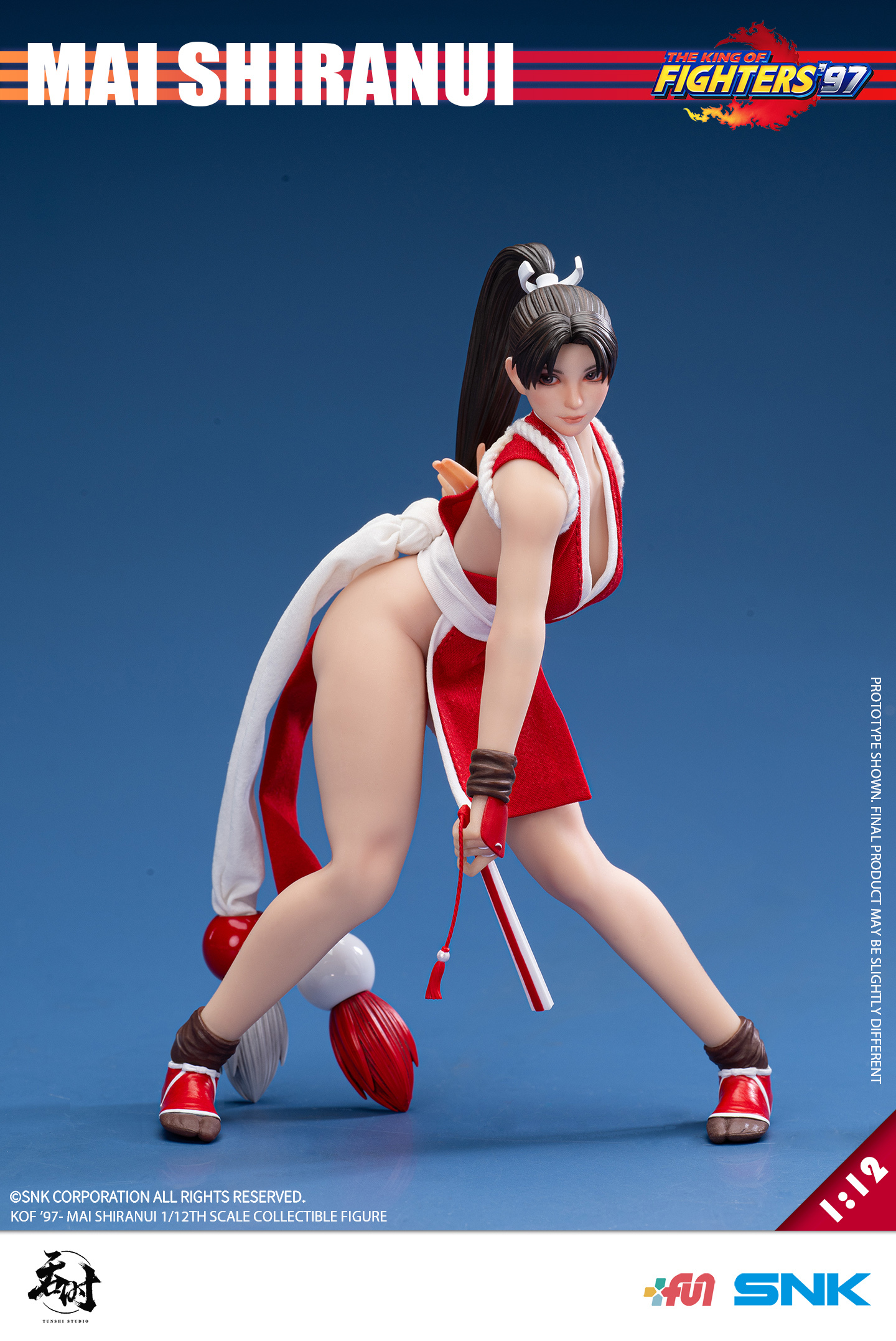 (Pre-Order) Tunshi Studio - 1/12 The King of Fighters '97 - Mai Shiranui Clothed Action Figure