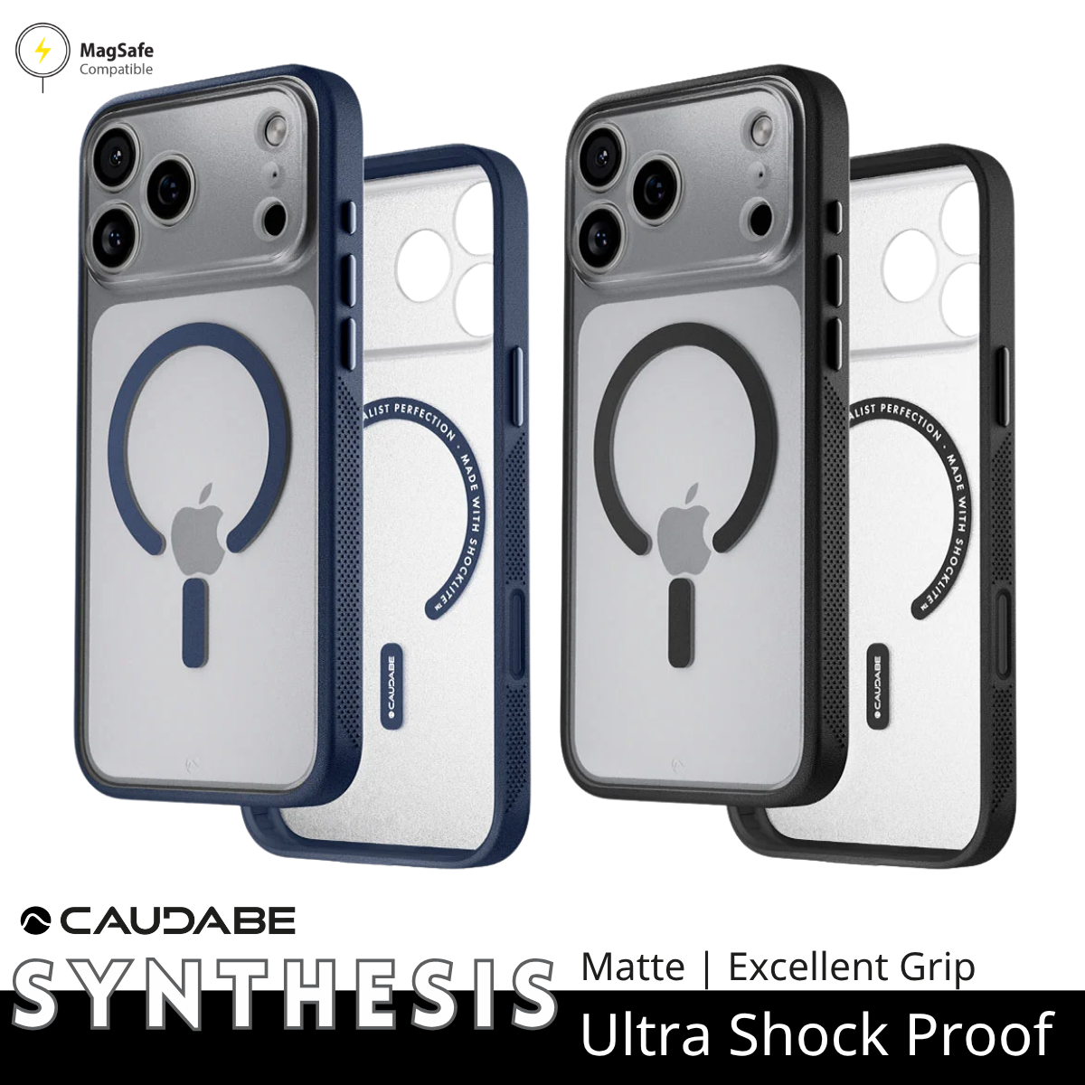 【美國Caudabe】Synthesis (精準包鏡頭) iPhone 18 Pro Max 手機保護殼 (原裝行貨)