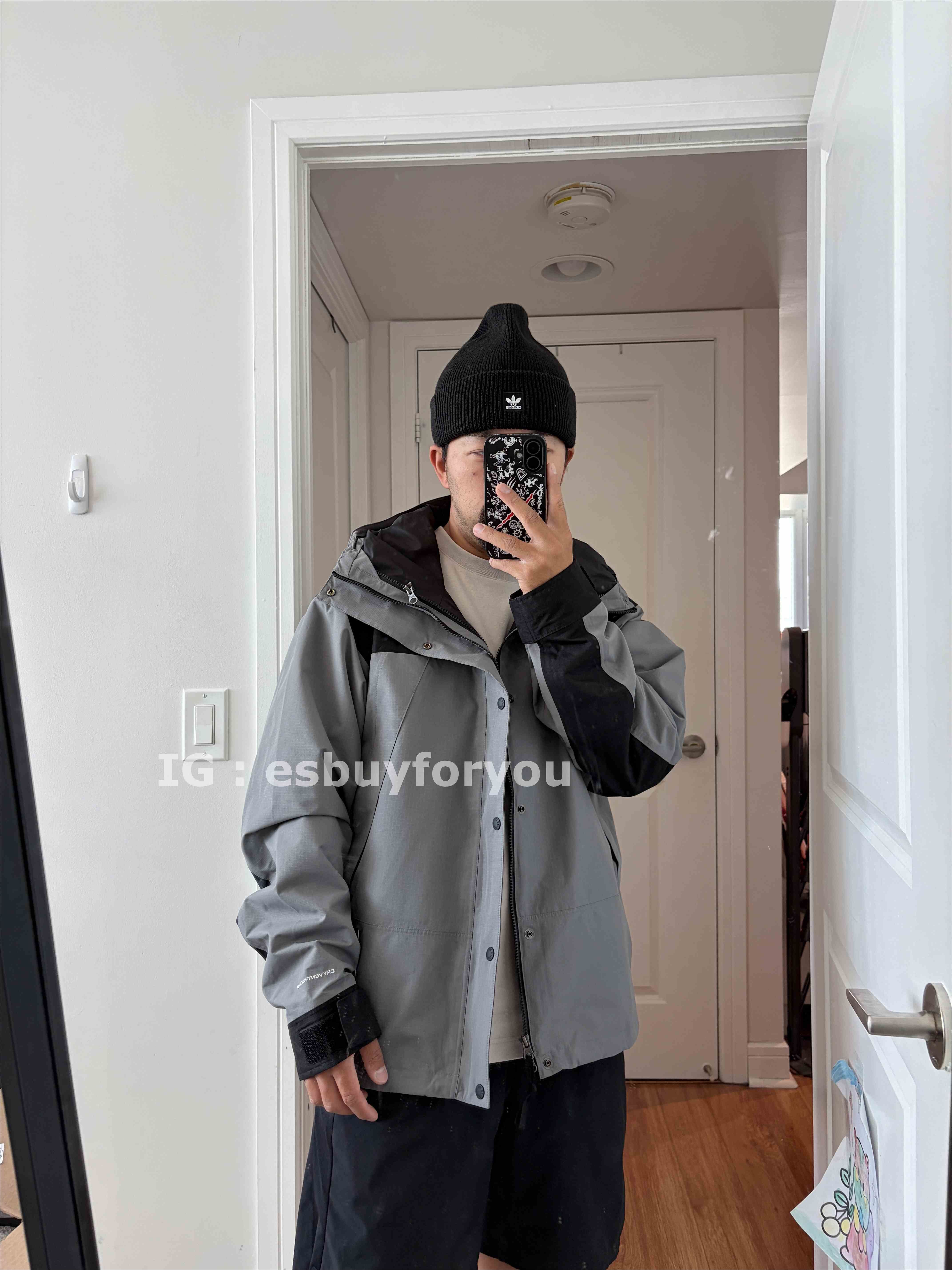 THE NORTH FACE 男大人 Dryvent Mono 高端 多功能 大刺繡正反標 小寬版 衝鋒外套 (可當三合一外套)