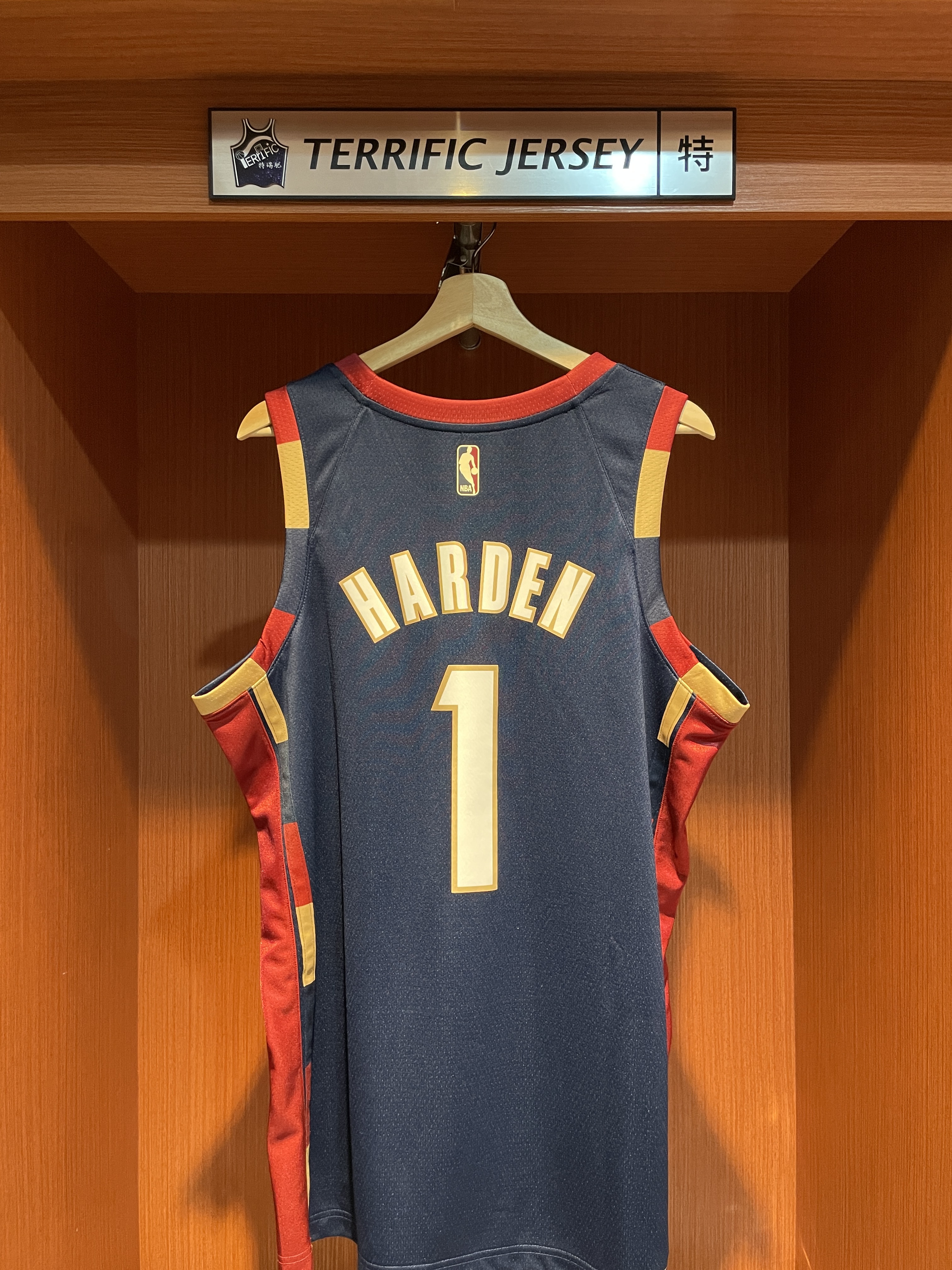 NBA球衣 James Harden 克里夫蘭騎士 復古深藍 HWC Nike Swingman 球迷版 熱轉印 全新