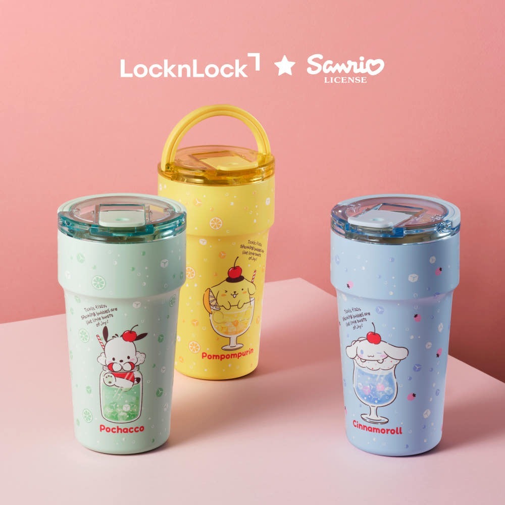 LocknLock X Sanrio Ceramic Handle Tumbler 710ml