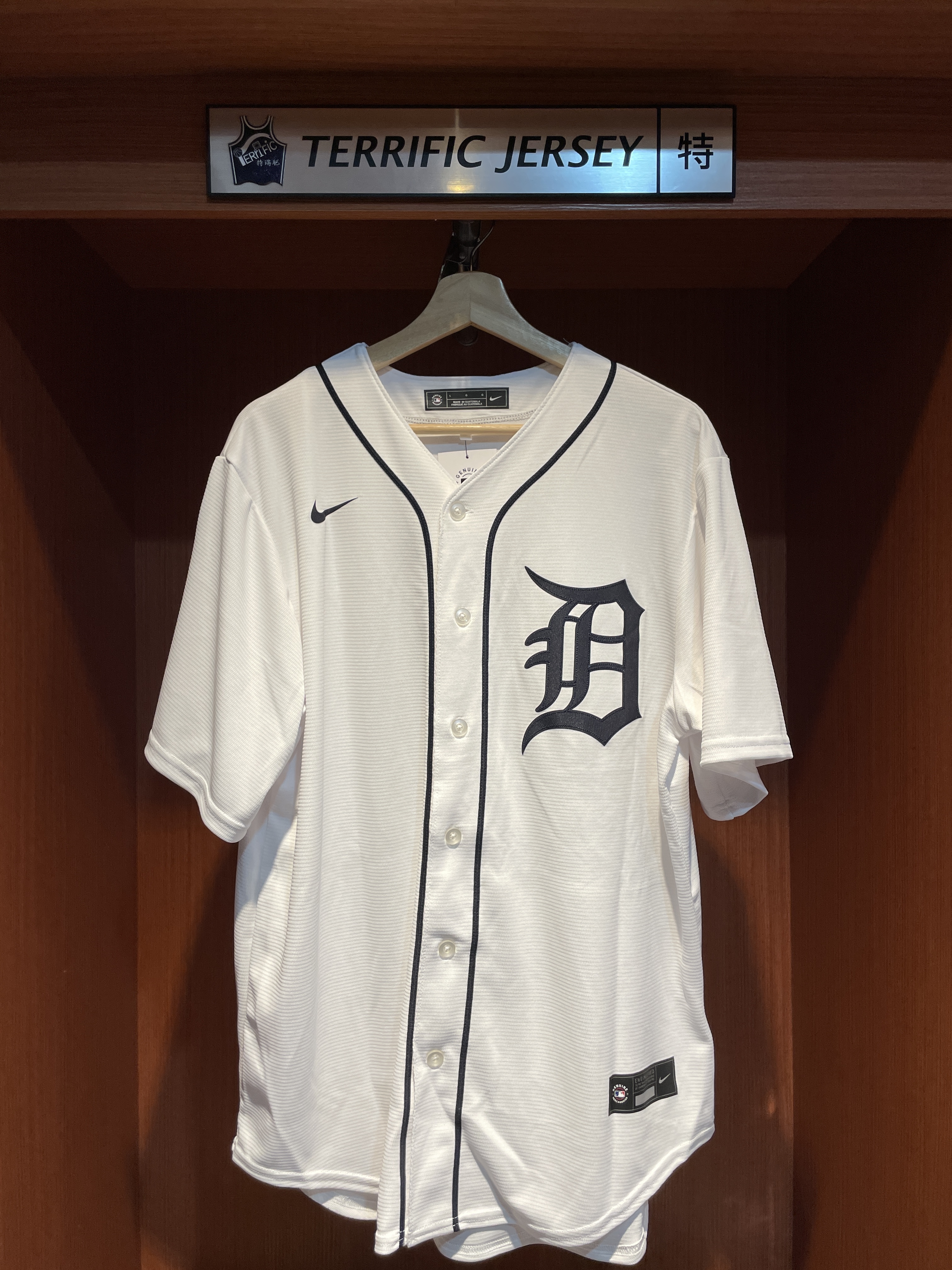 NBA球衣 親簽含認證 Tarik Skubal 底特律老虎白 Home Nike Replica Name Jersey 球迷版 熱轉印 Fanatics 官方雷射編號 全新