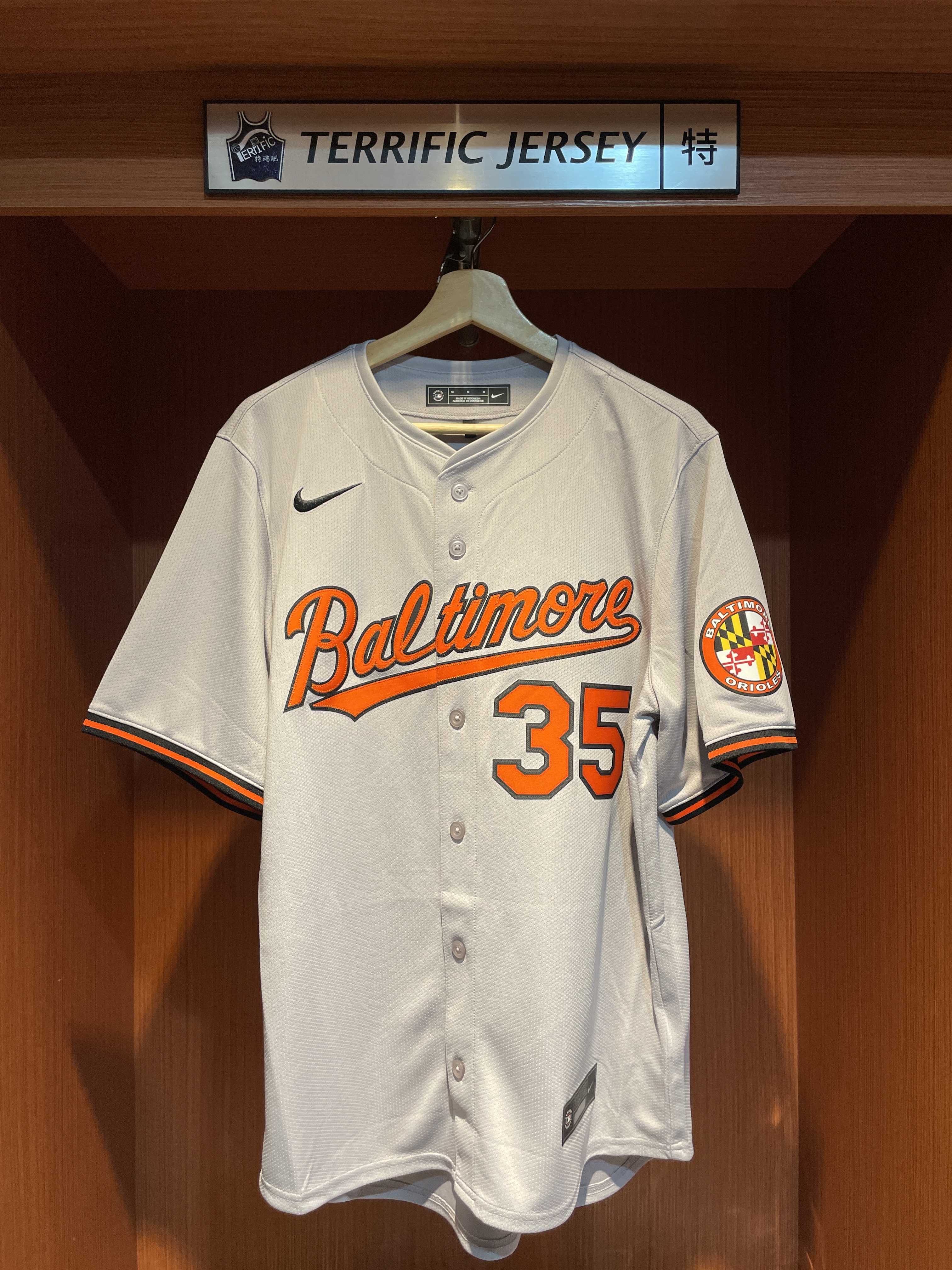 MLB球衣 Adley Rutschman 巴爾的摩金鶯灰 Road Nike Limited Player Name Jersey 球迷版 熱轉印 全新