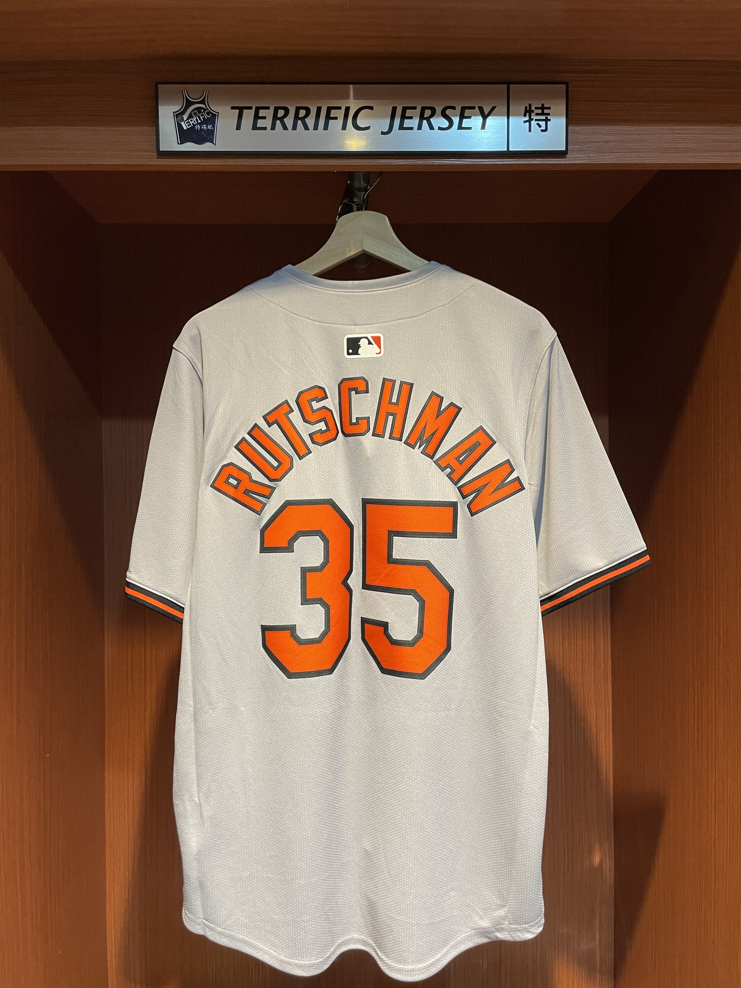 MLB球衣 Adley Rutschman 巴爾的摩金鶯灰 Road Nike Limited Player Name Jersey 球迷版 熱轉印 全新